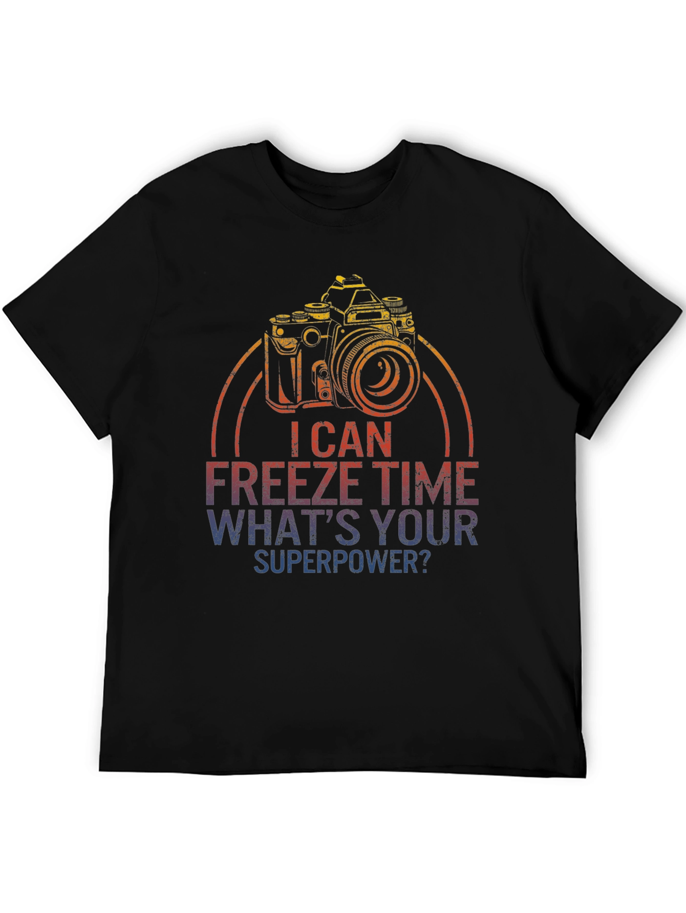 I Can Freeze Time Camera Graphic T-Shirt