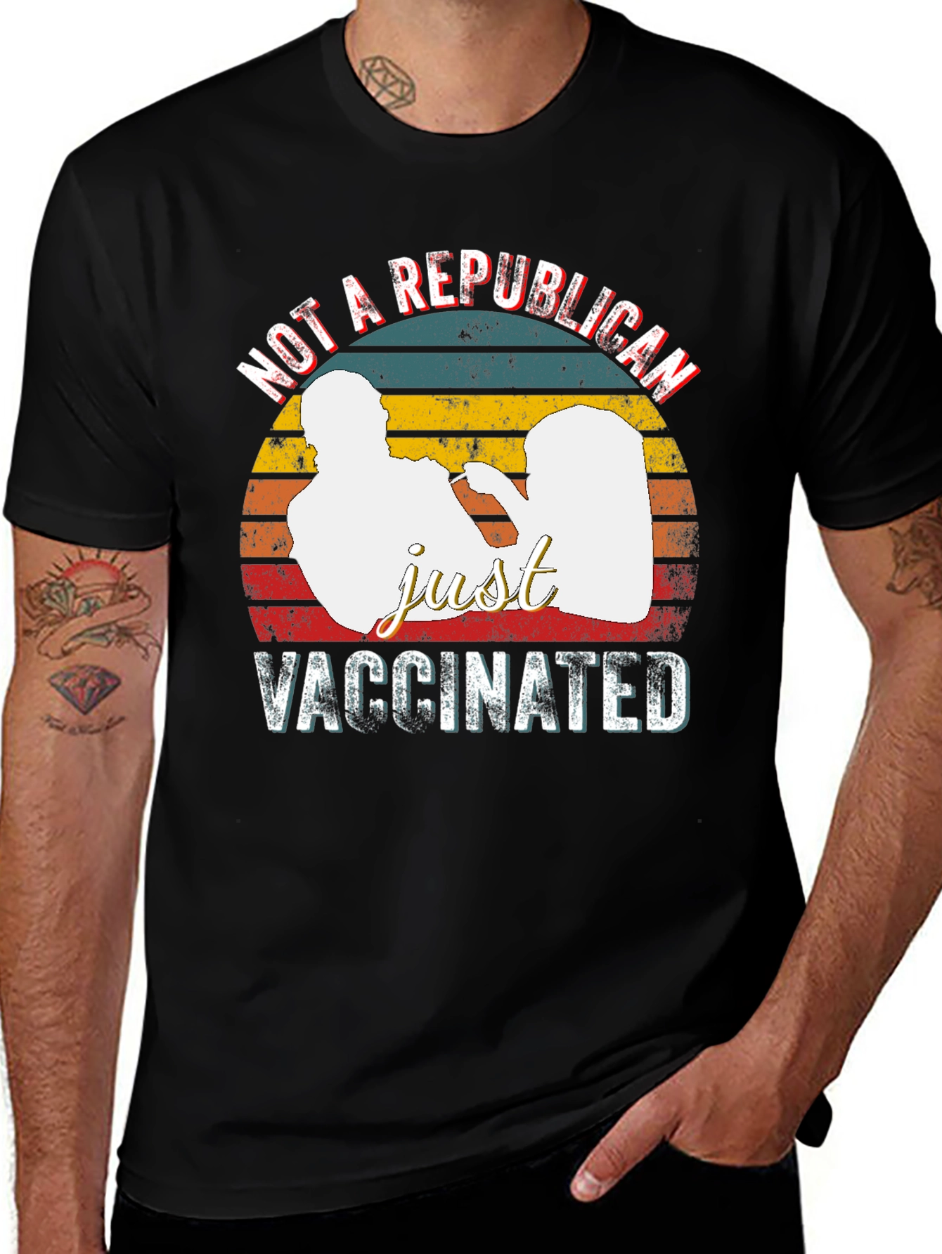 Not a Republican Just Vaccinated T-Shirt