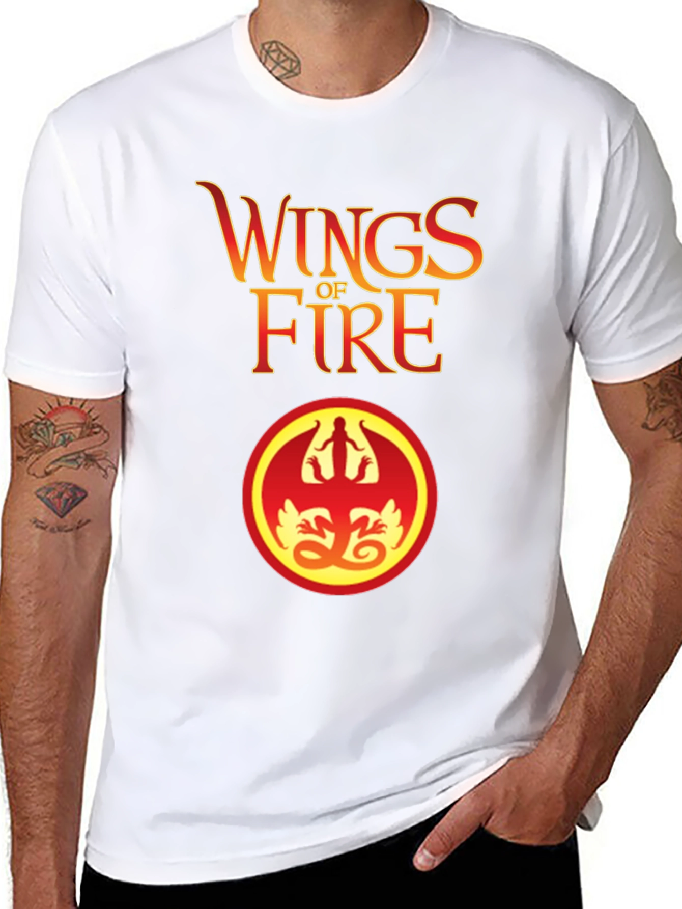 Wings of Fire Graphic Tee - Dragon Emblem