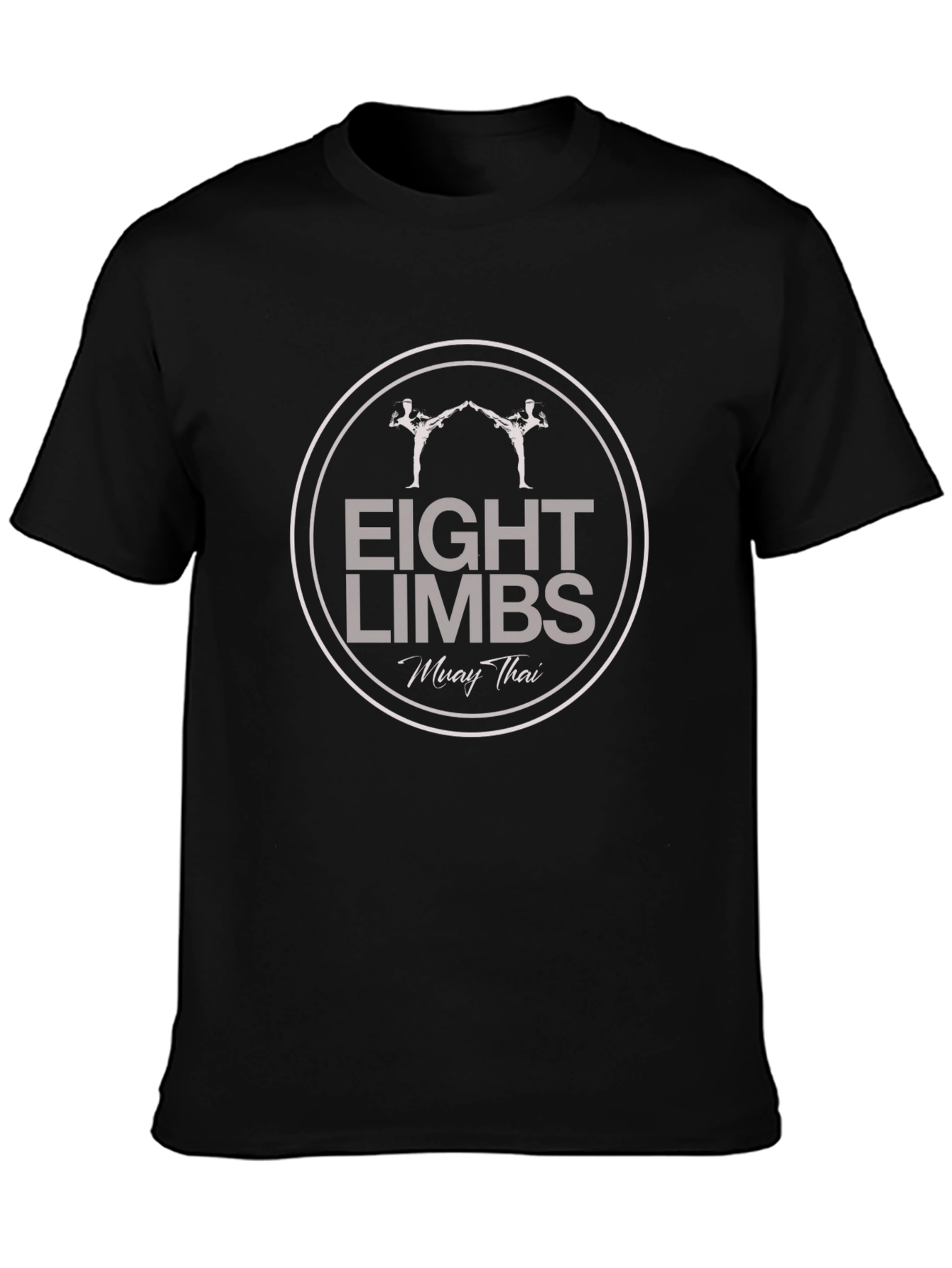 Eight Limbs Muay Thai Graphic T-Shirt - Black