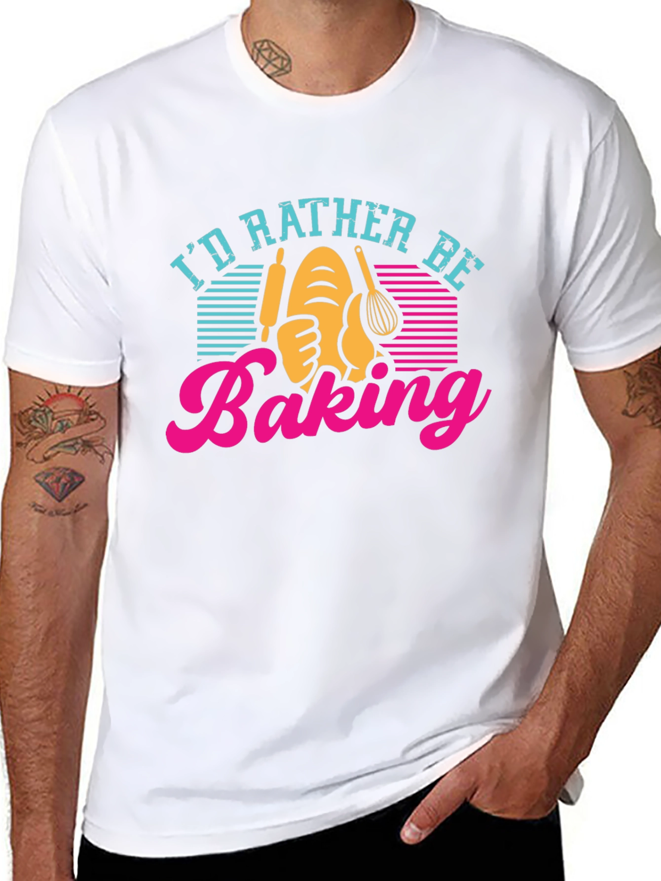 Id Rather Be Baking T-Shirt