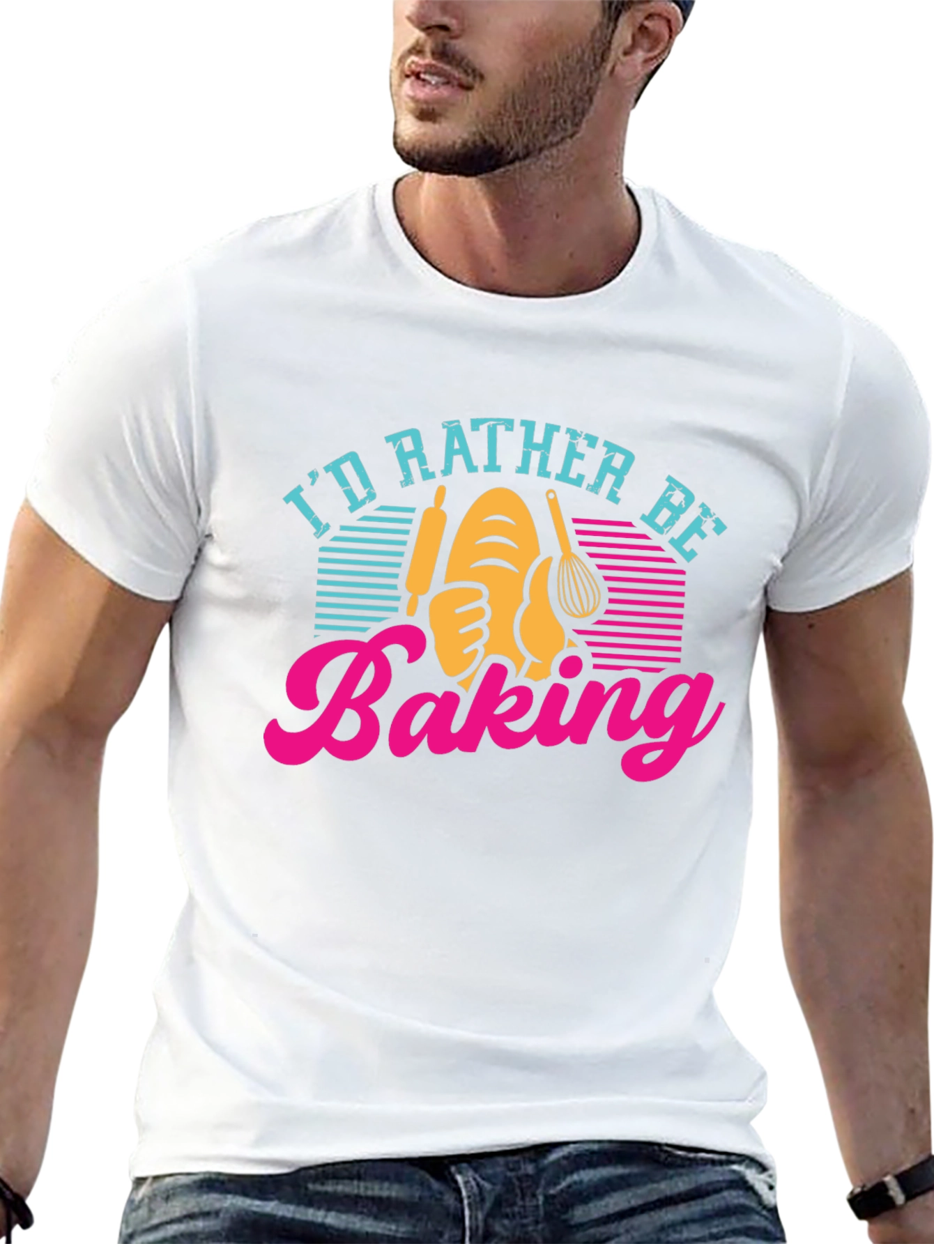 Id Rather Be Baking T-Shirt