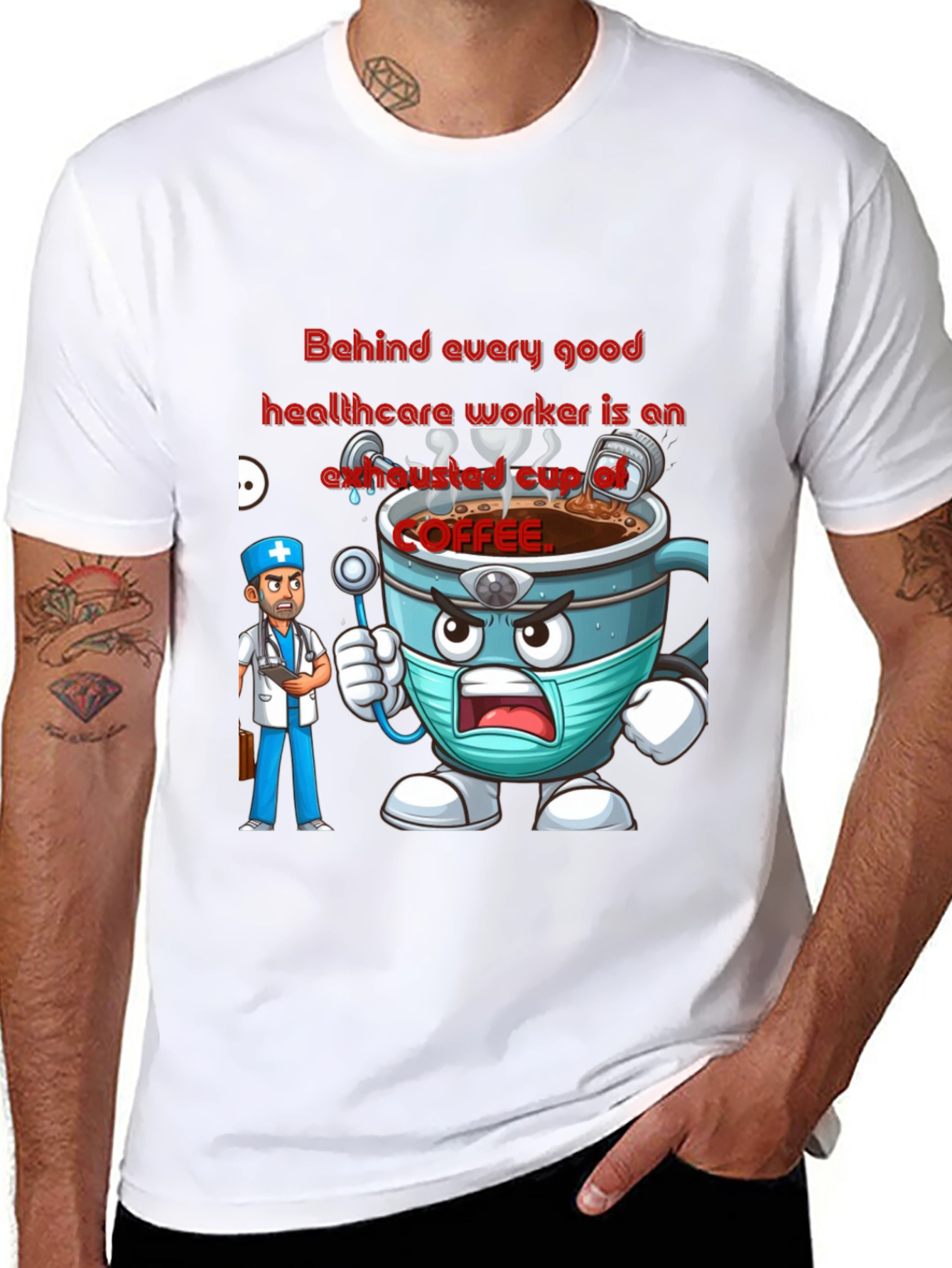 Healthcare Hero Coffee T-Shirt