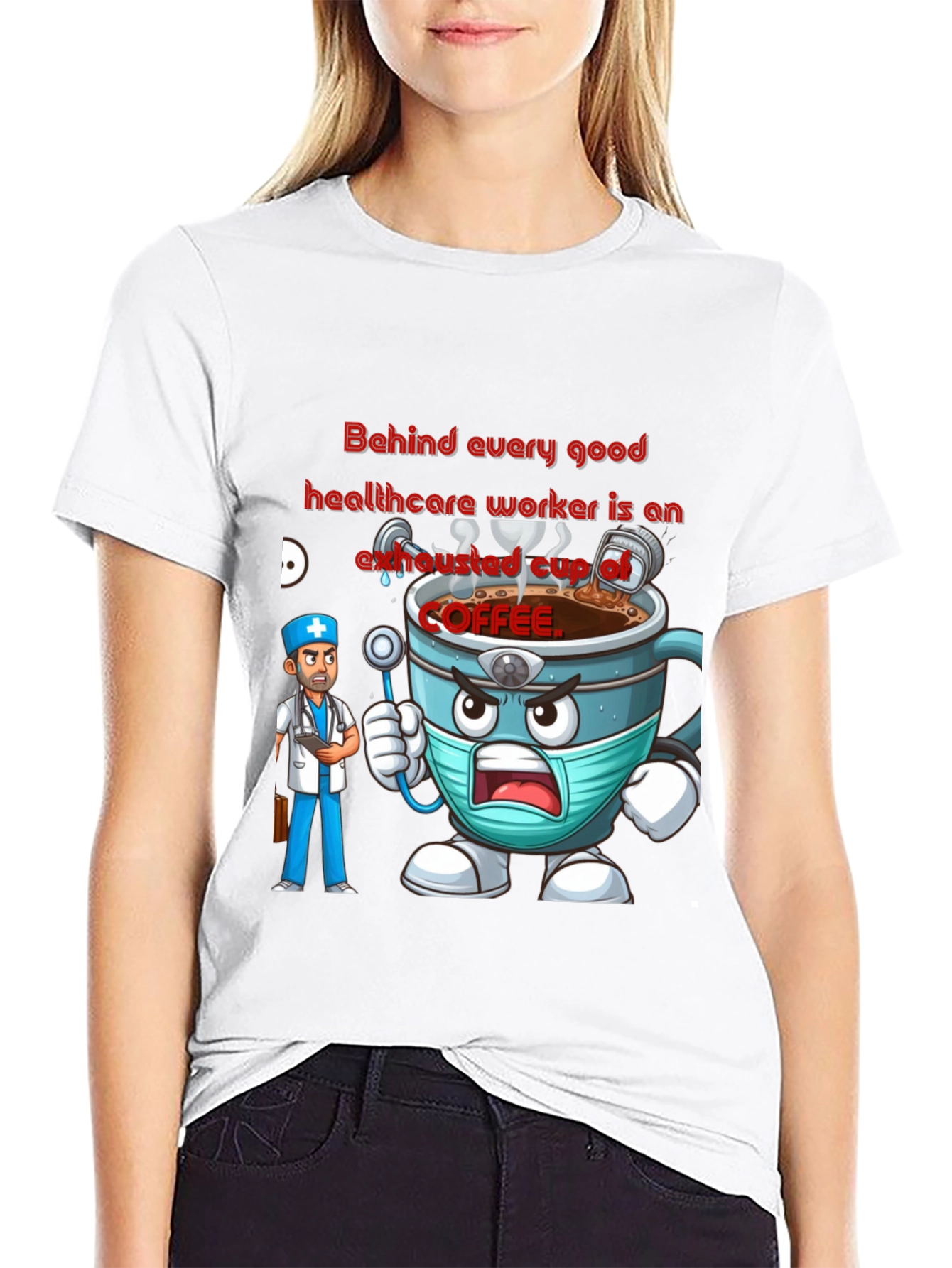 Healthcare Hero Coffee T-Shirt