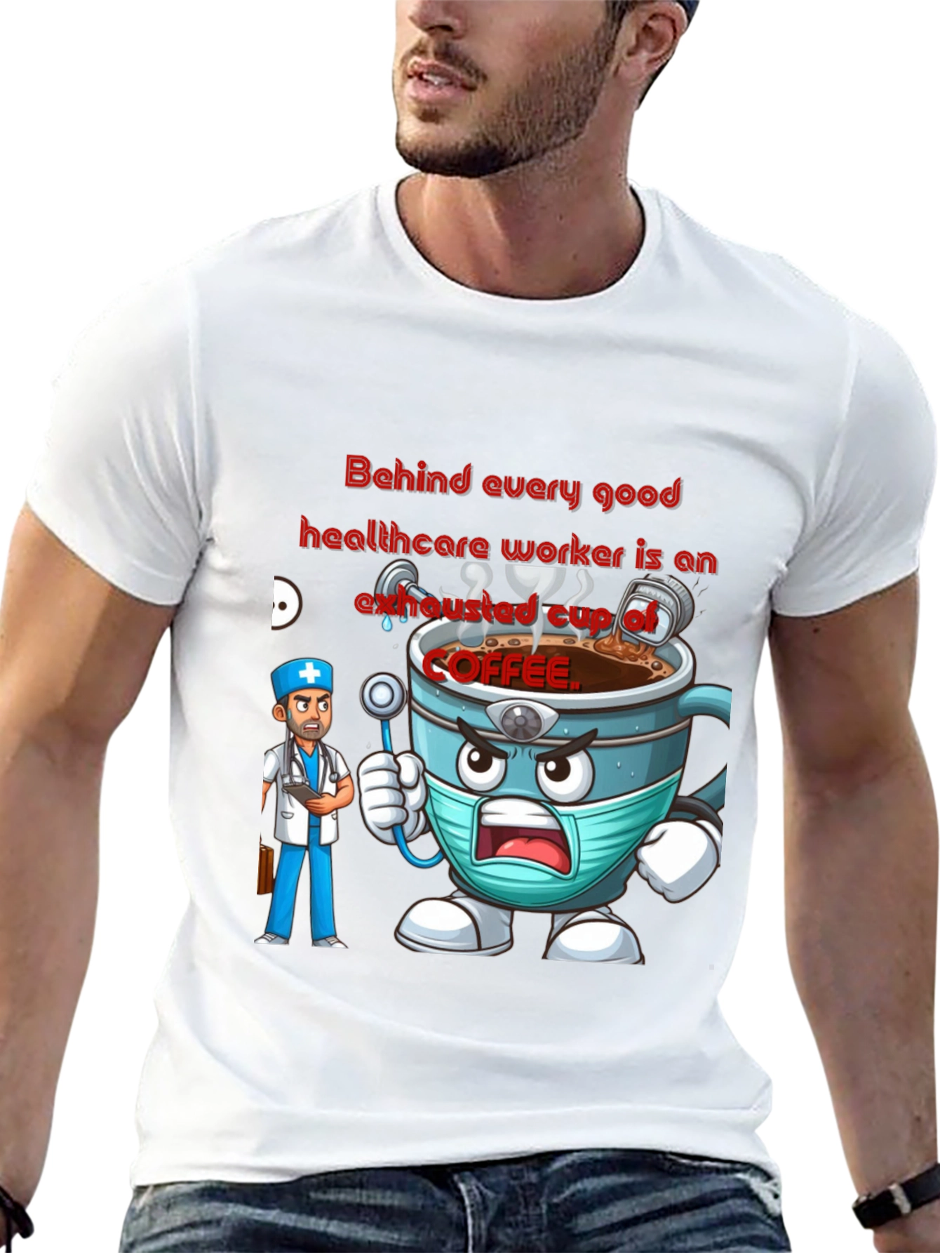 Healthcare Hero Coffee T-Shirt