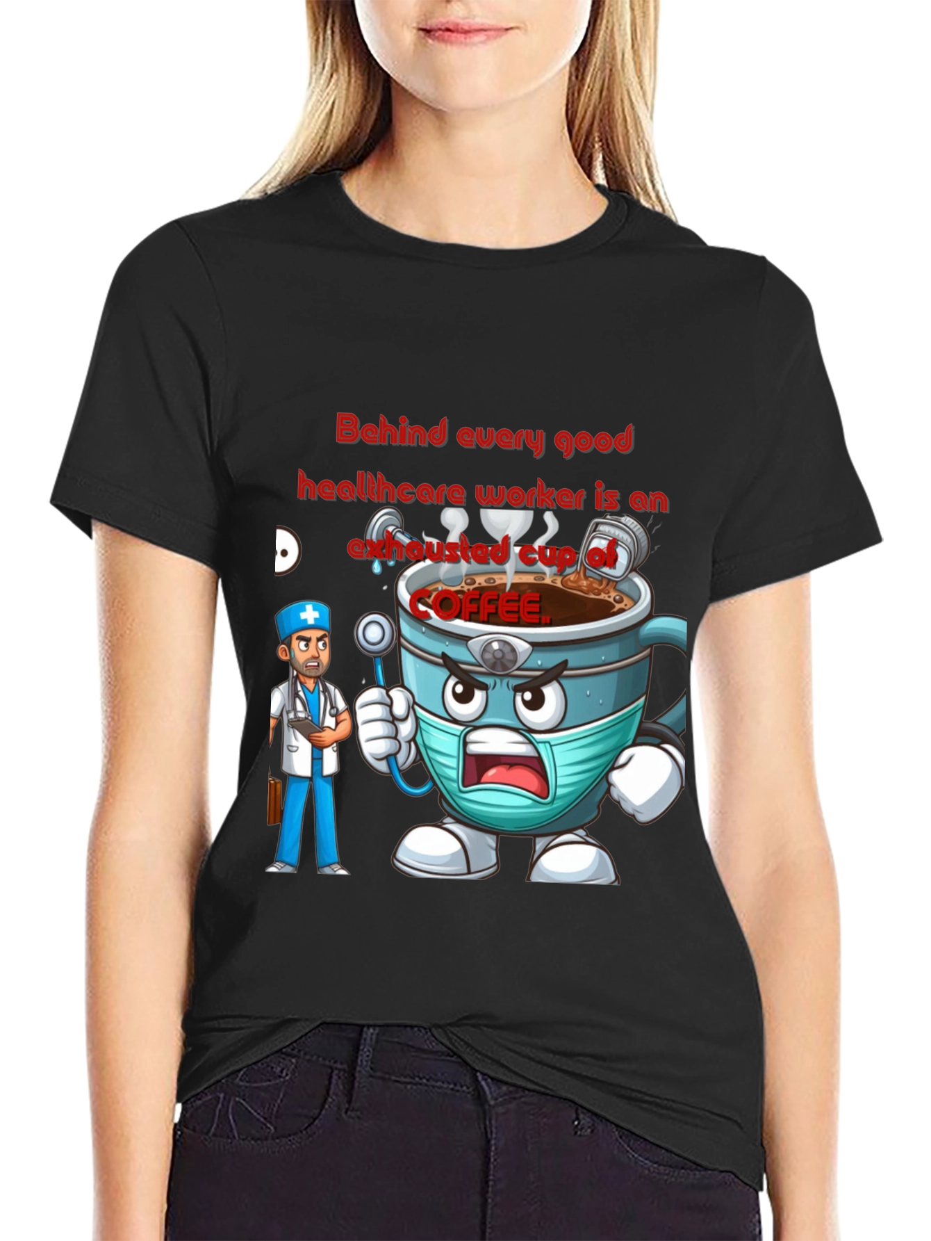 Healthcare Hero Coffee T-Shirt