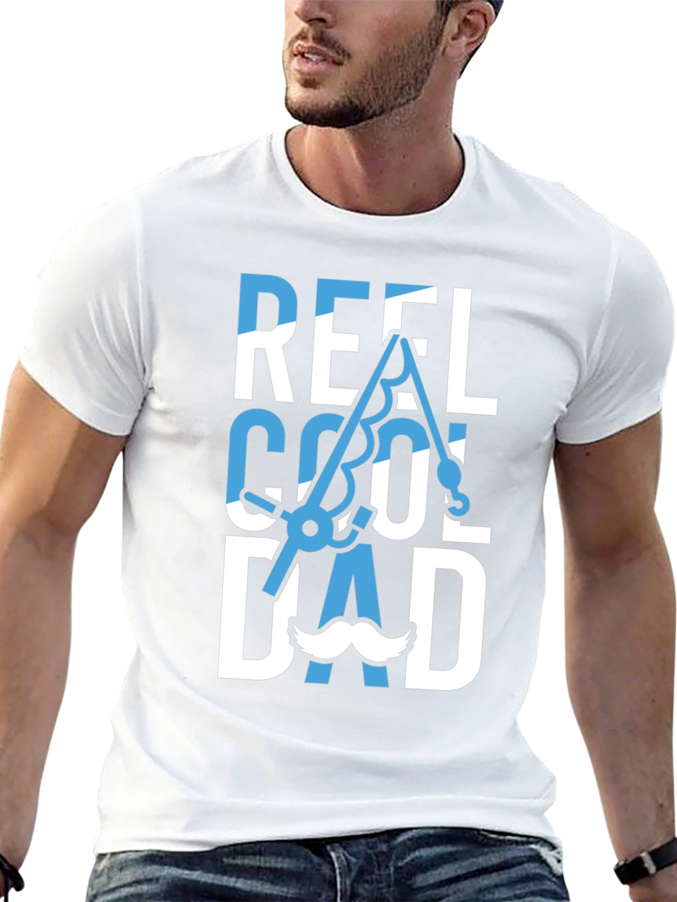 Reel Cool Dad T-Shirt - Fishing Lover Gift