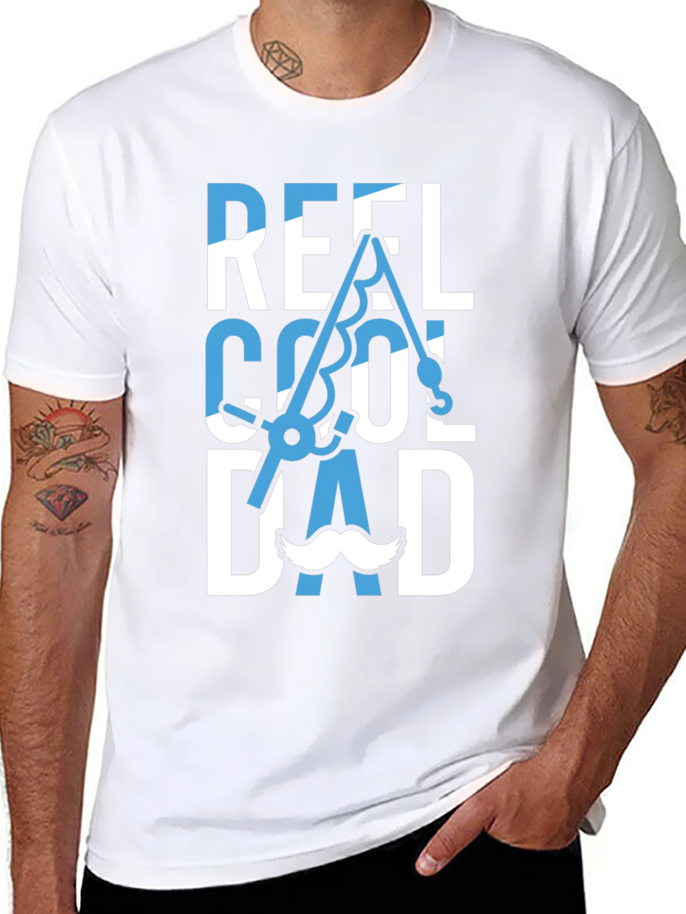 Reel Cool Dad T-Shirt - Fishing Lover Gift