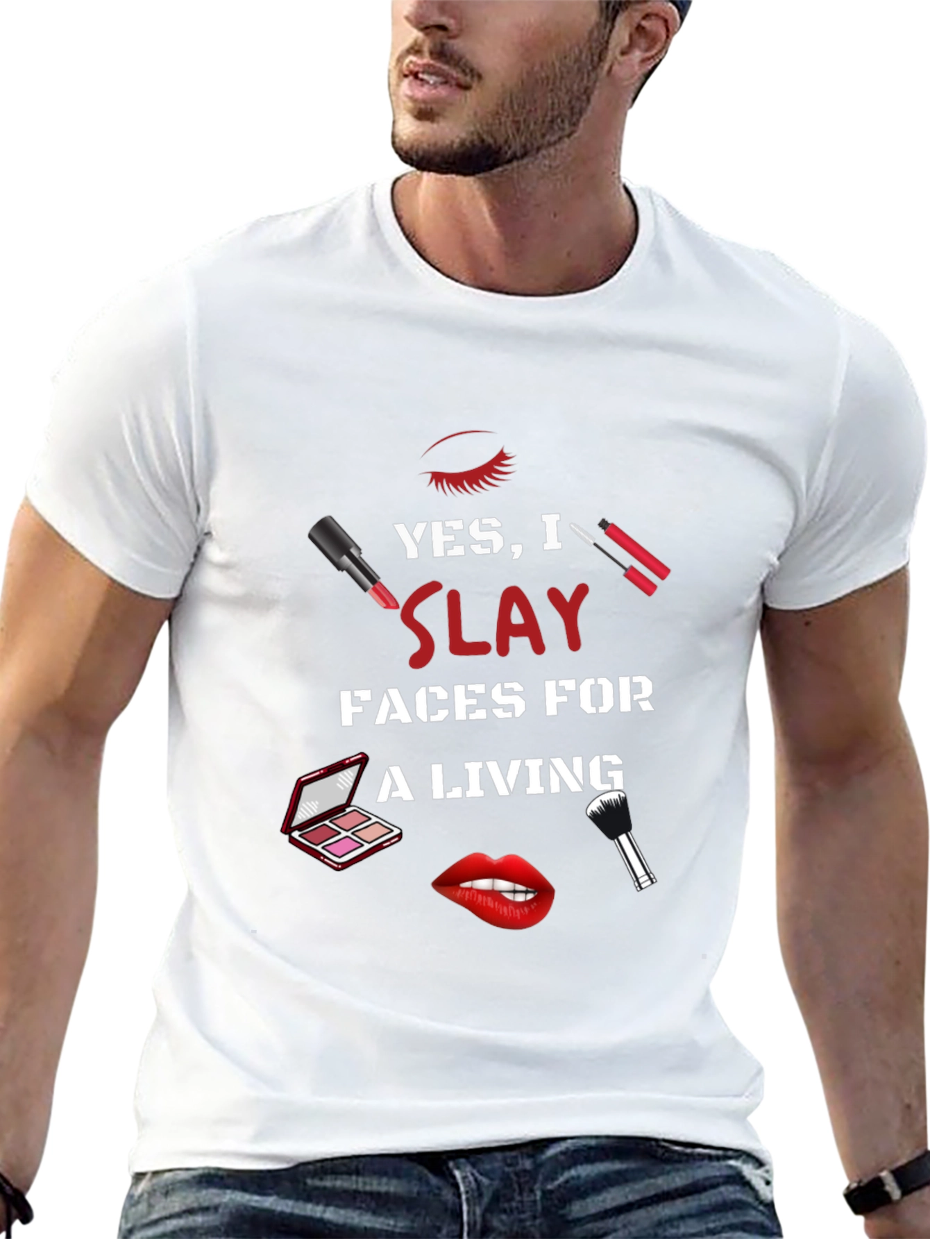 Slay Faces Makeup Artist T-Shirt