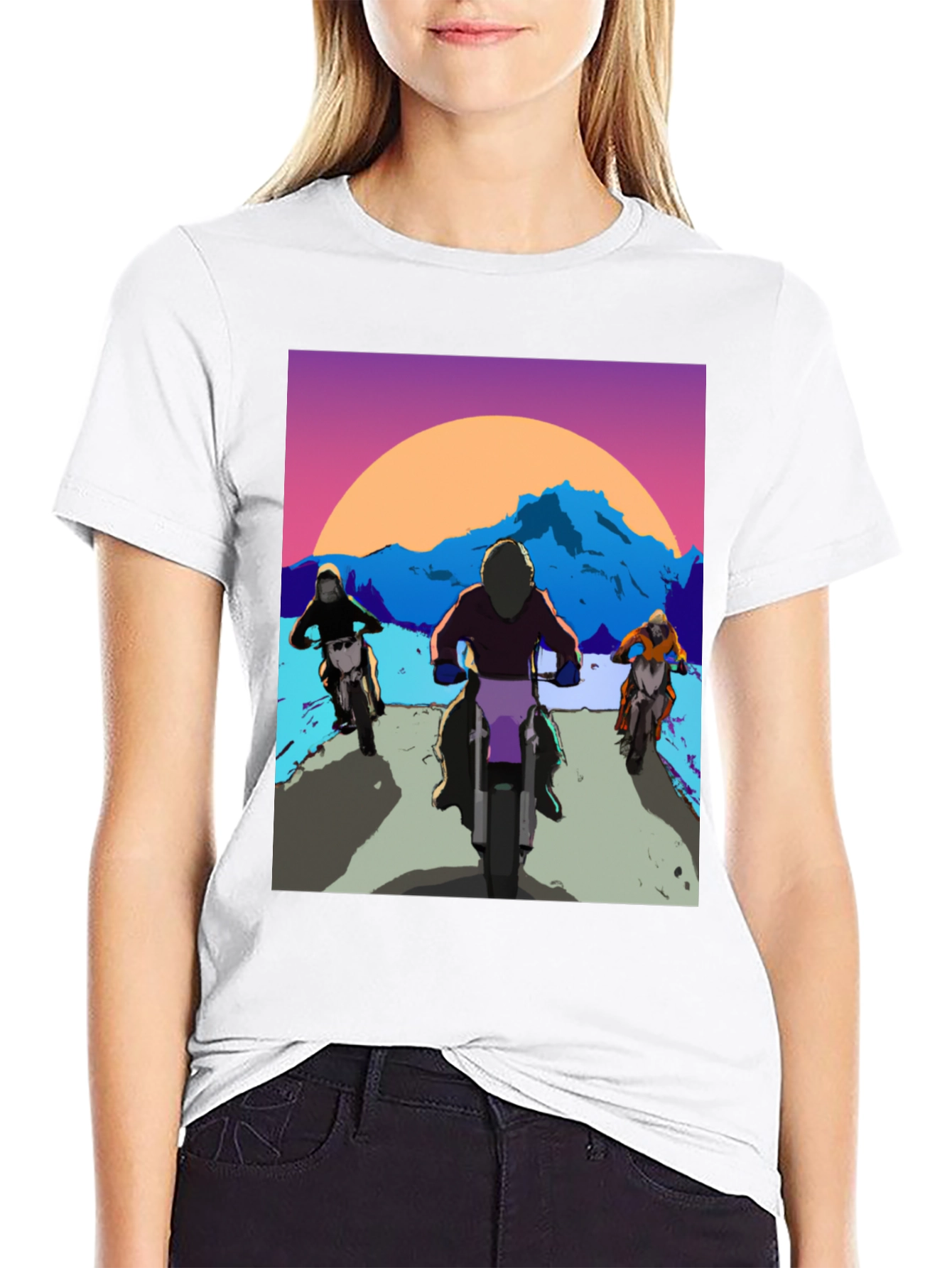 Retro Motorcycle Riders T-Shirt