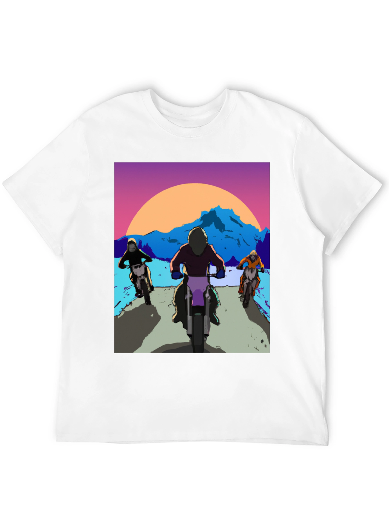 Retro Motorcycle Riders T-Shirt