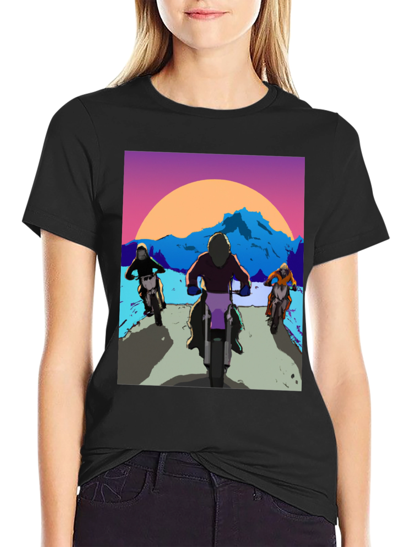 Retro Motorcycle Riders T-Shirt