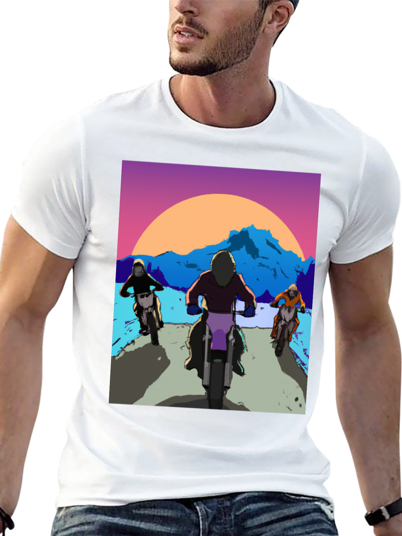 Retro Motorcycle Riders T-Shirt
