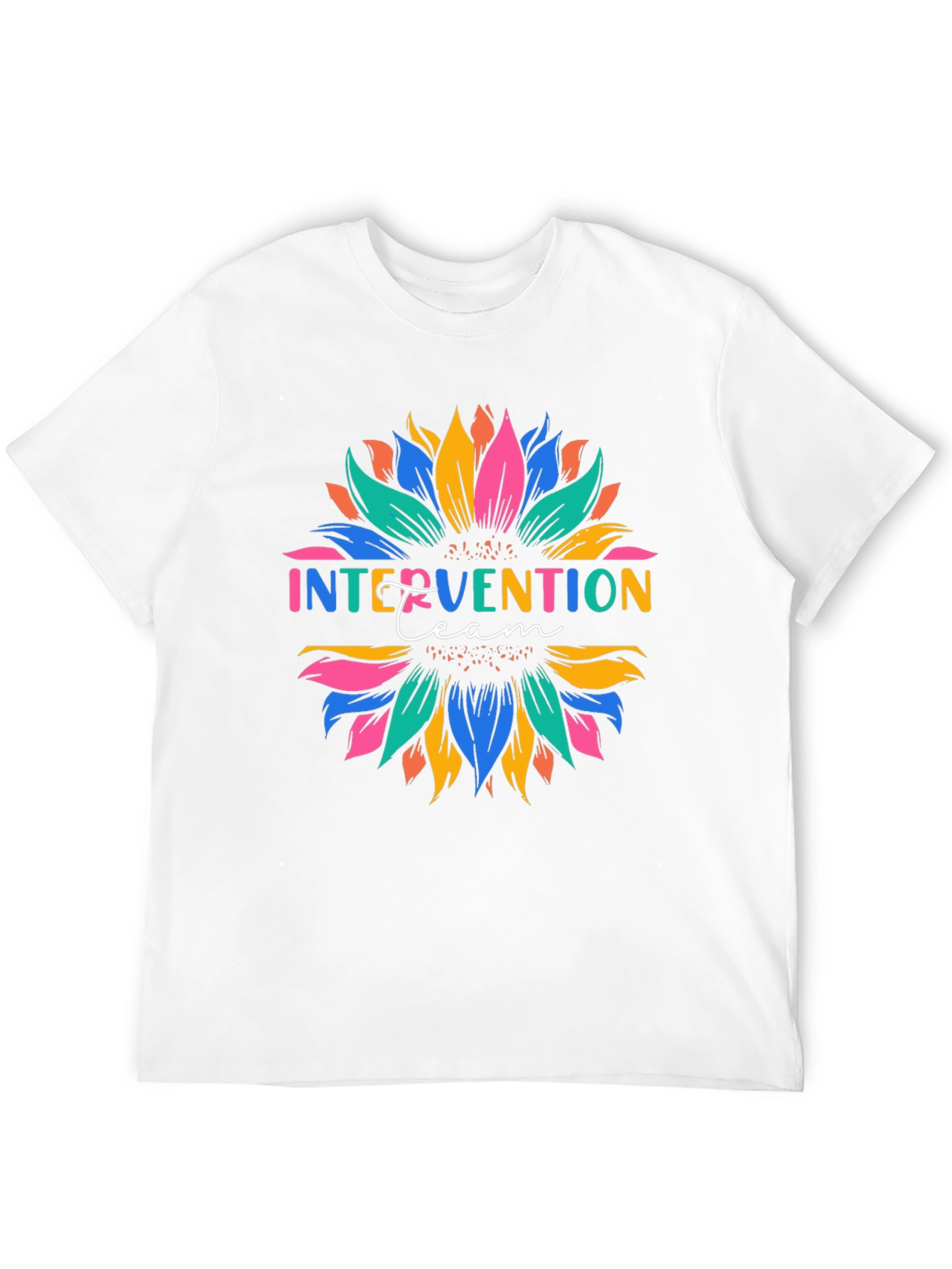 Intervention Team Sunflower Graphic T-Shirt