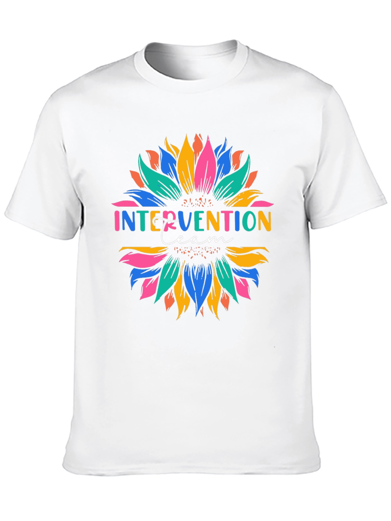 Intervention Team Sunflower Graphic T-Shirt