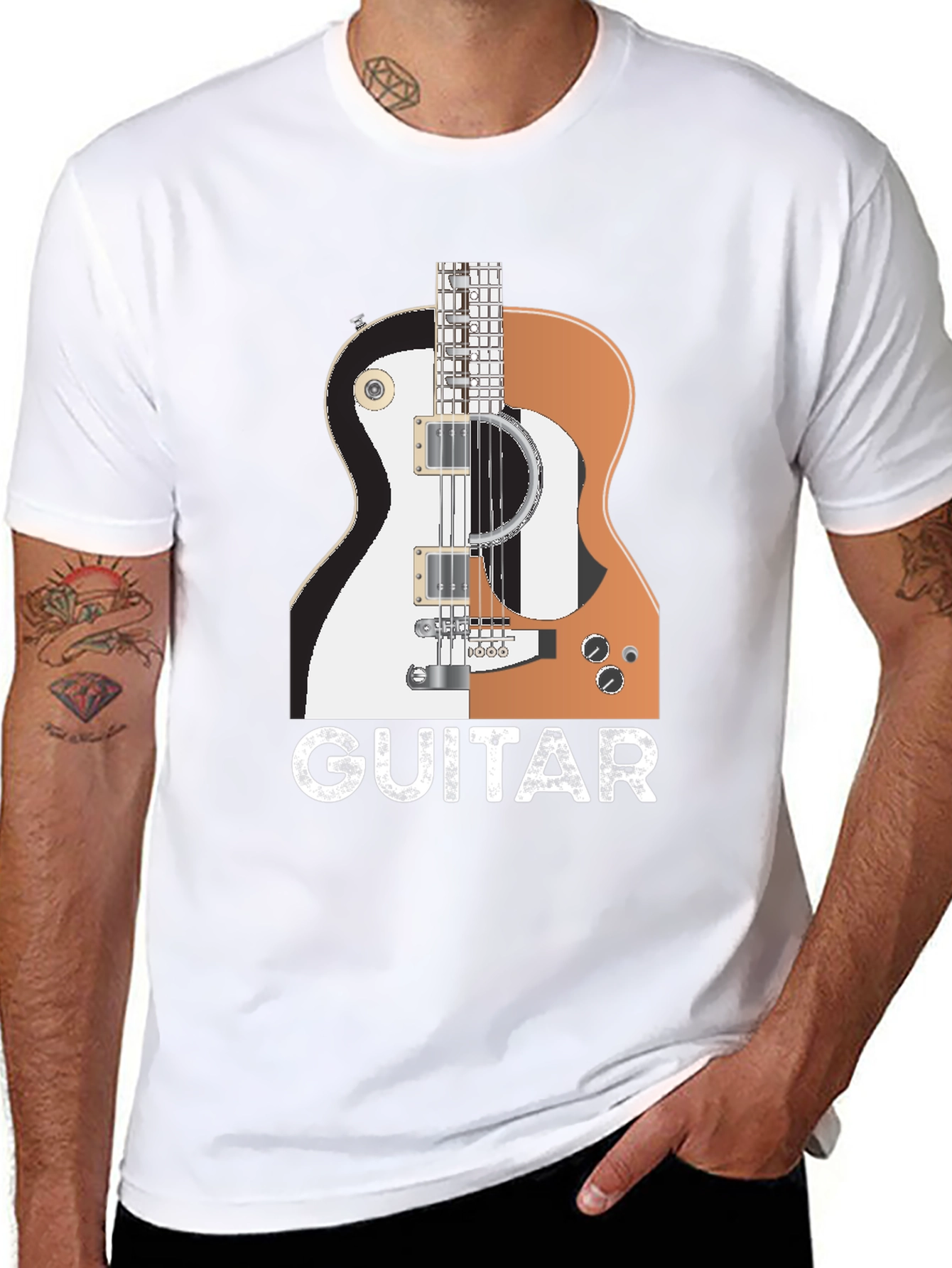 Guitar Graphic T-Shirt - Music Lover Tee