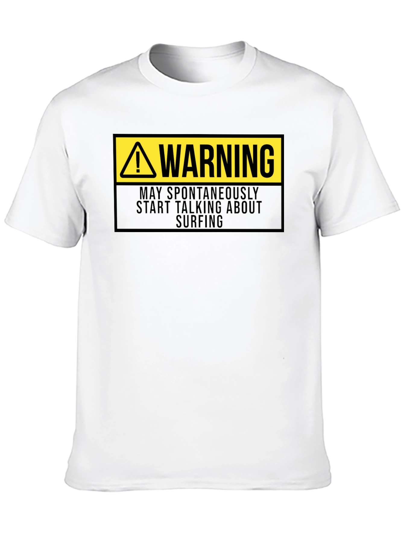 Warning Surfing T-Shirt
