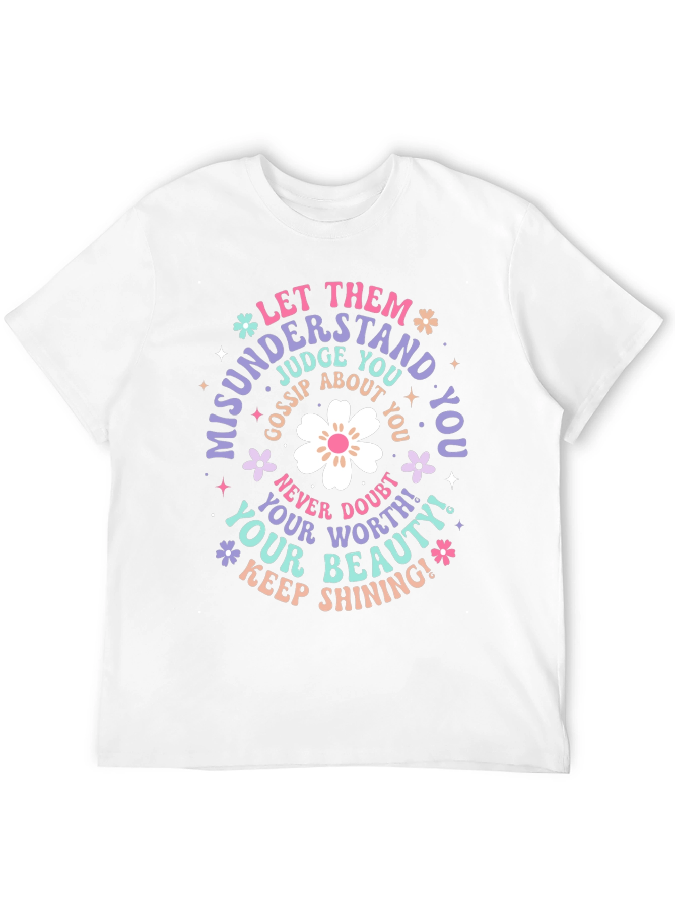 Inspirational Graphic Tee - Misunderstood and Shining