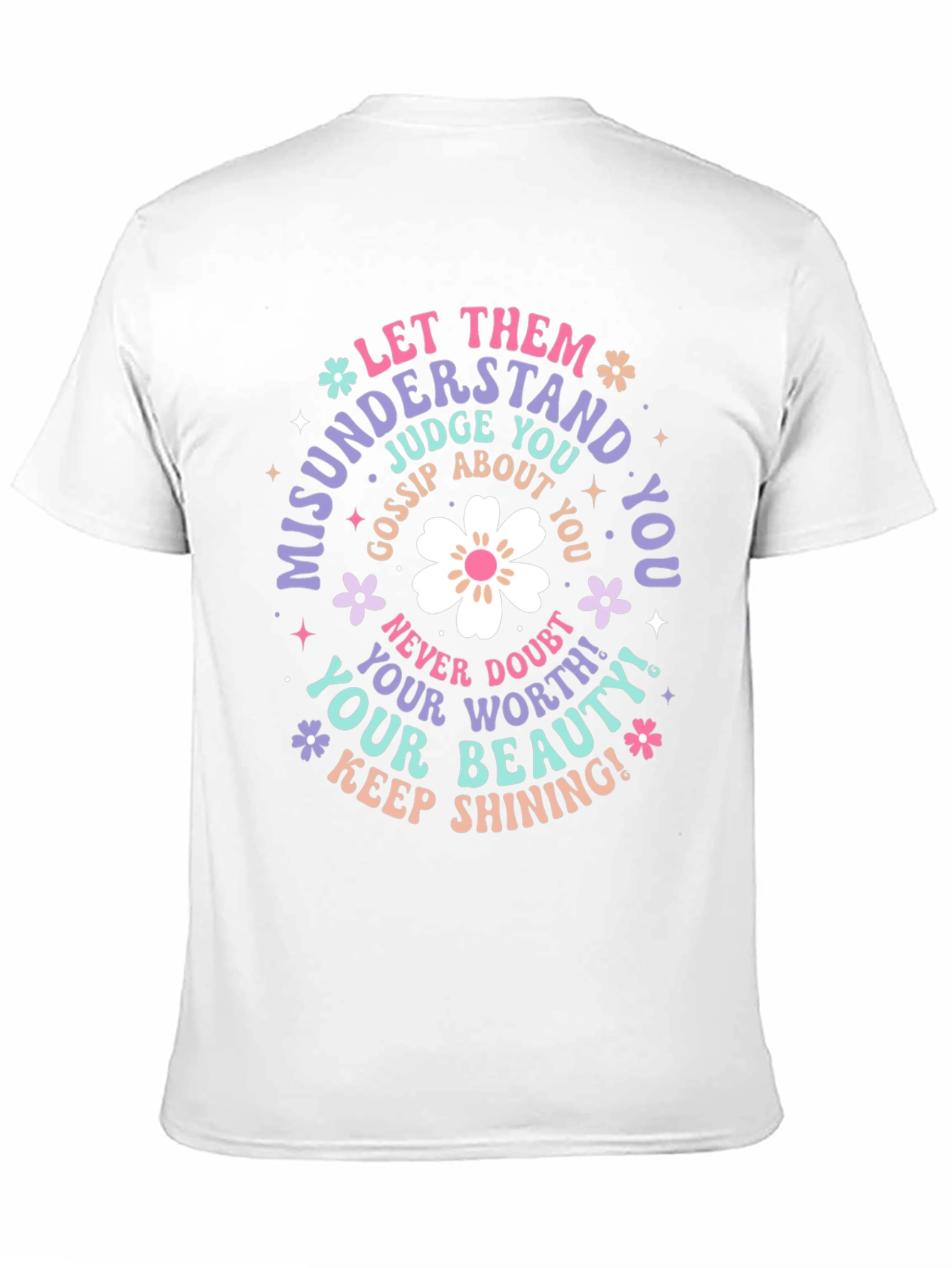 Inspirational Graphic Tee - Misunderstood and Shining