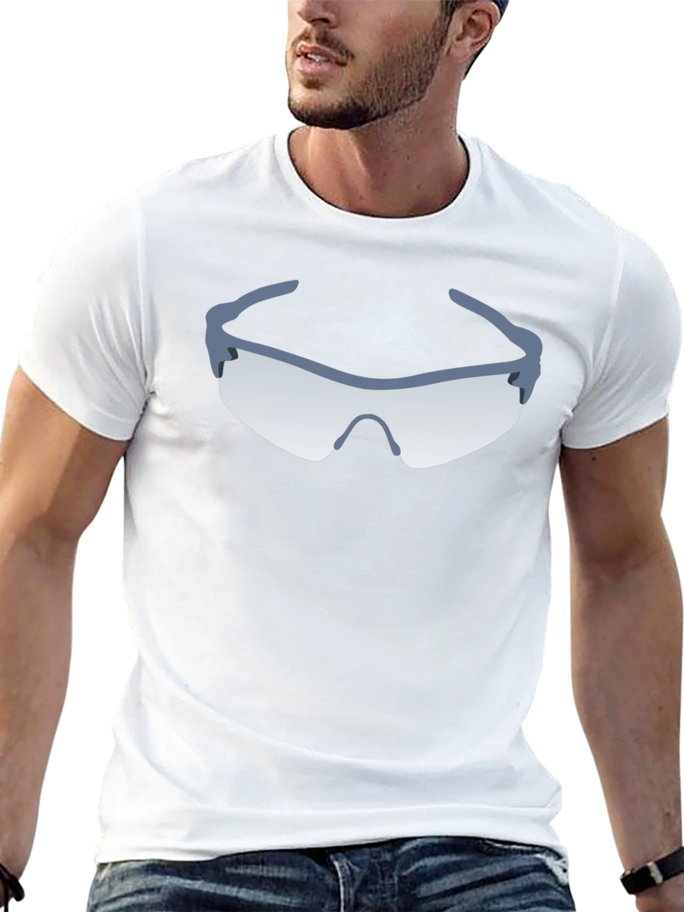 Cool Shades T-Shirt - Black Crew Neck Tee