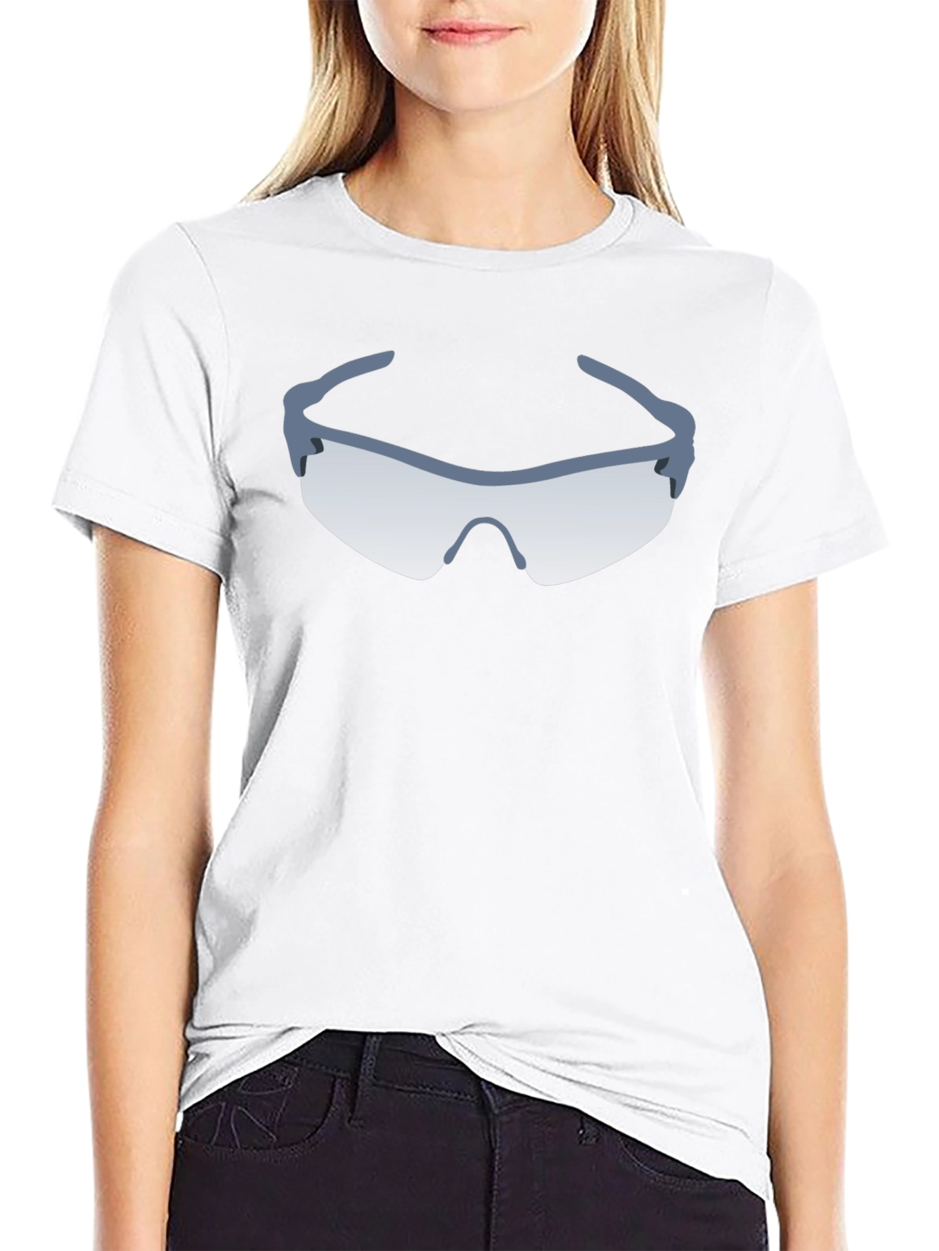 Cool Shades T-Shirt - Black Crew Neck Tee