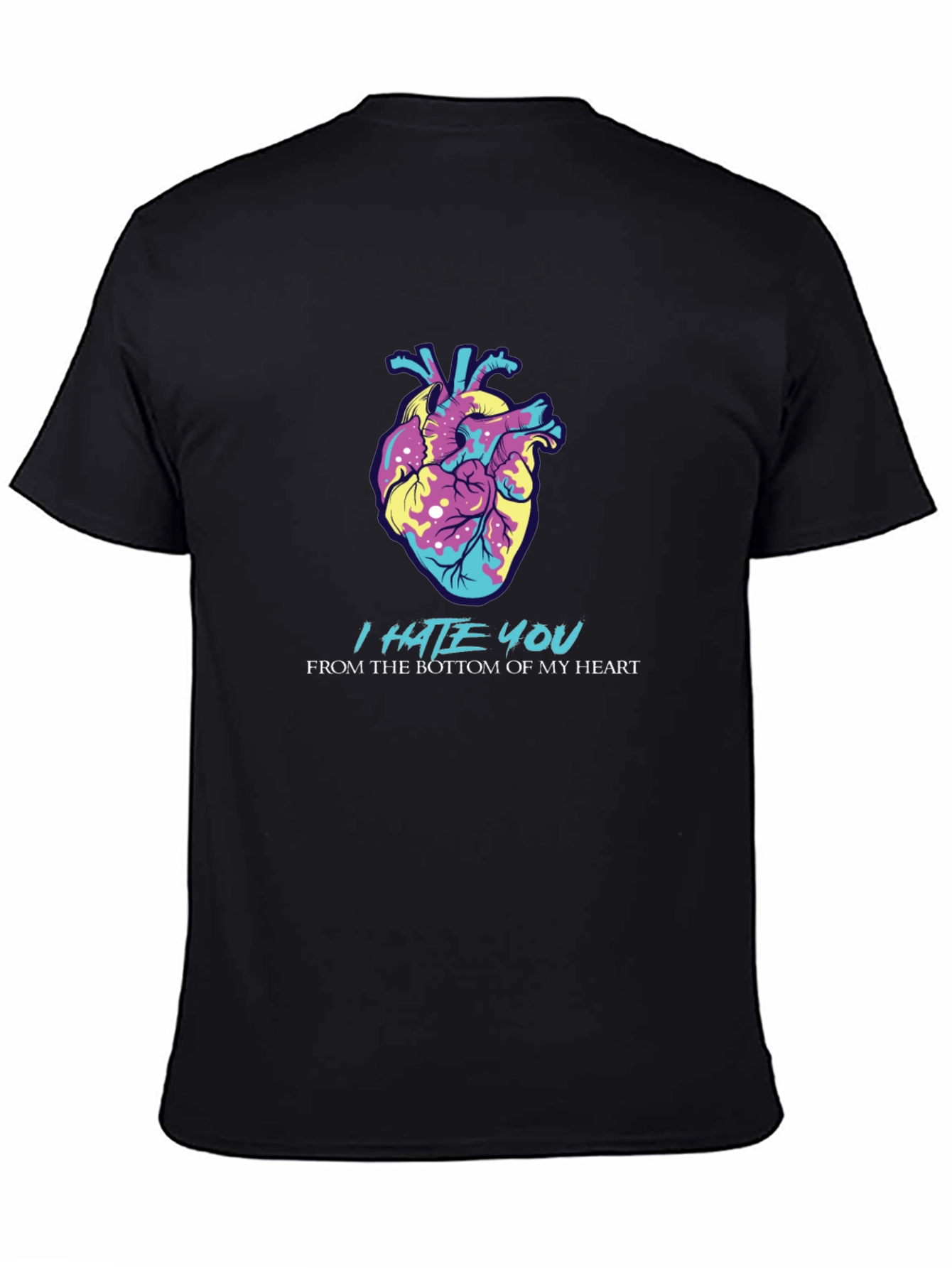 I Hate You Heart Graphic Tee - Express Yourself