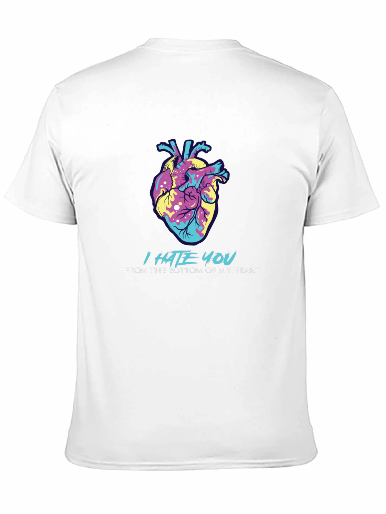 I Hate You Heart Graphic Tee - Express Yourself