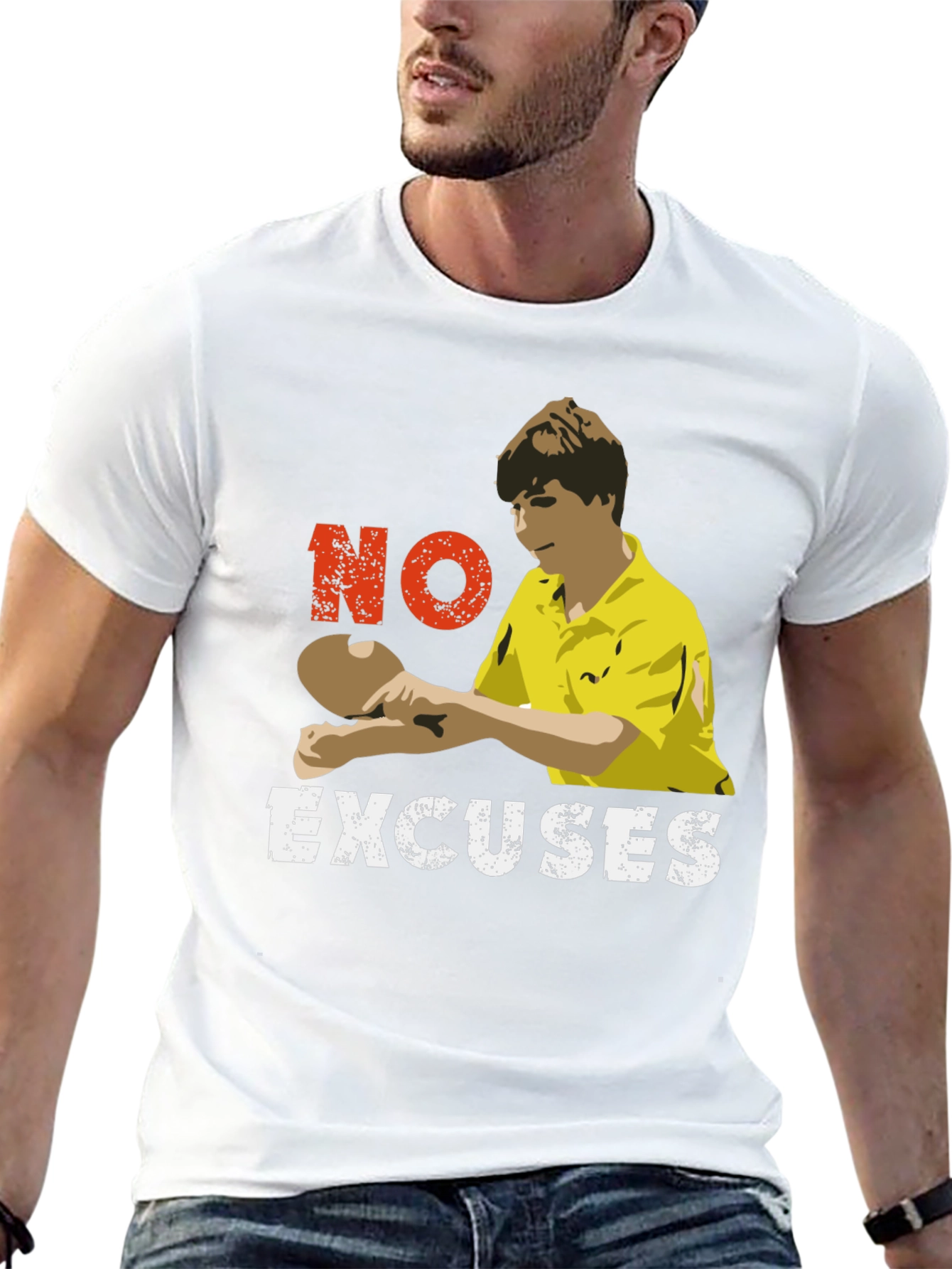 No Excuses Table Tennis Graphic Tee