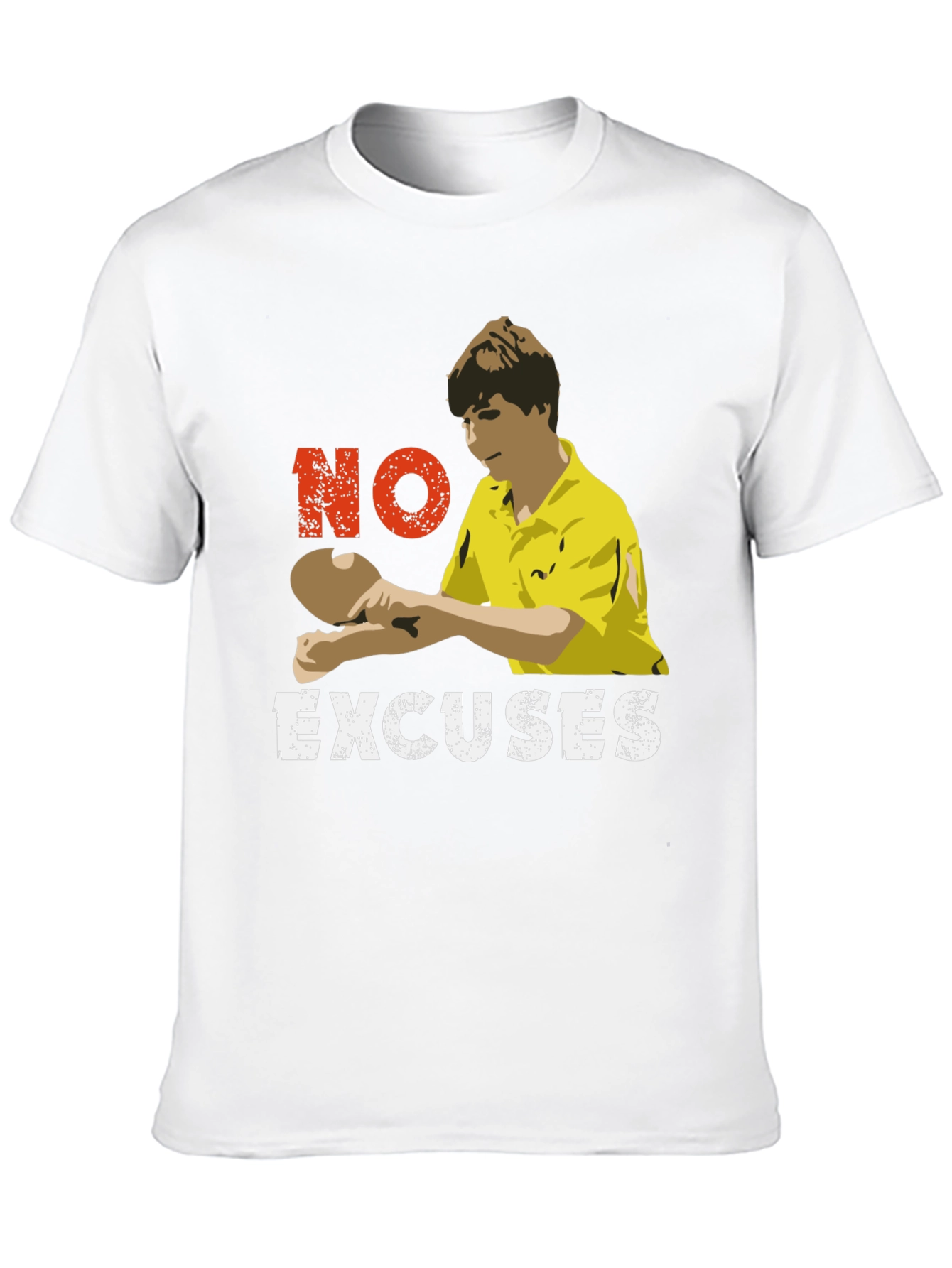 No Excuses Table Tennis Graphic Tee