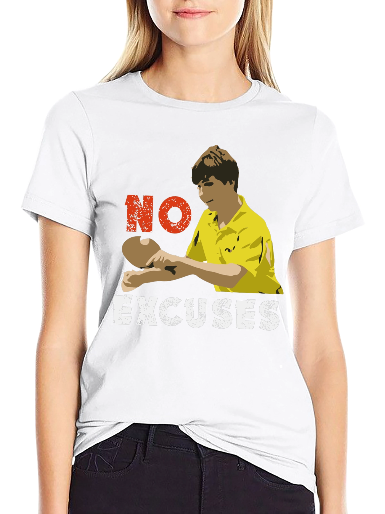No Excuses Table Tennis Graphic Tee