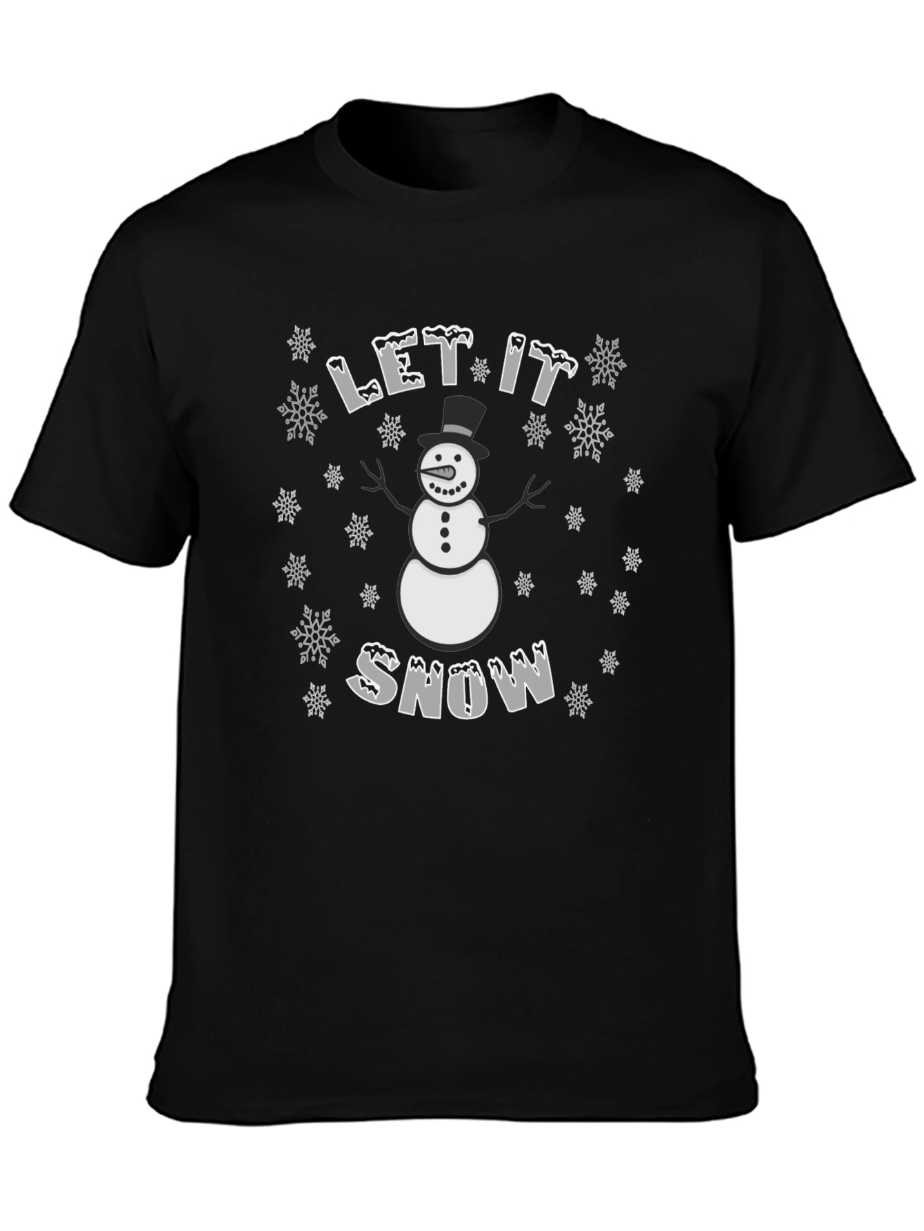 Let It Snow T-Shirt - Festive Winter Tee