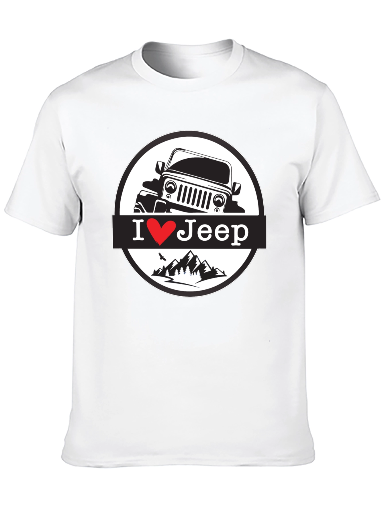 I Heart Jeep T-Shirt - Black Mountain Design