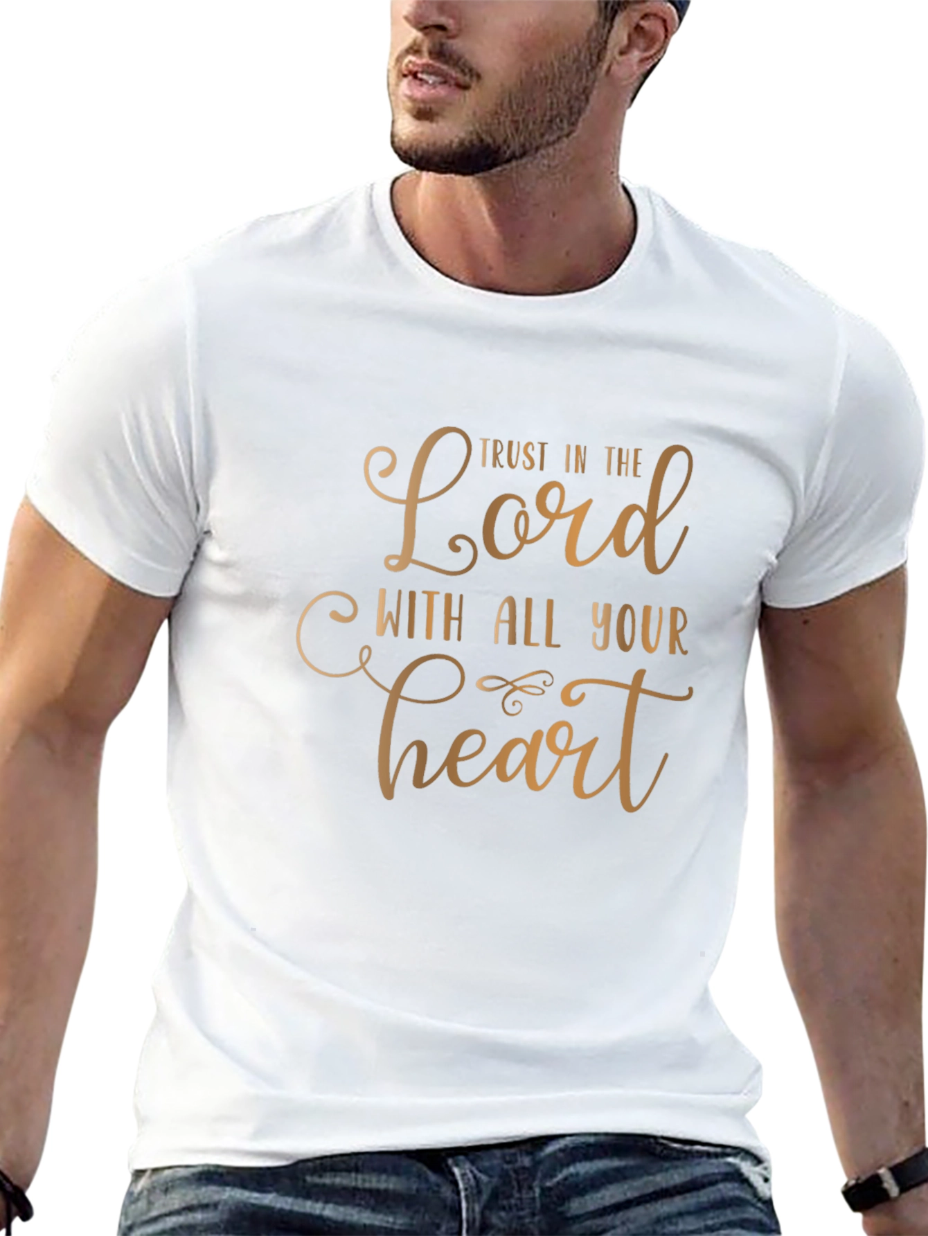 Trust in the Lord Graphic Tee - Black