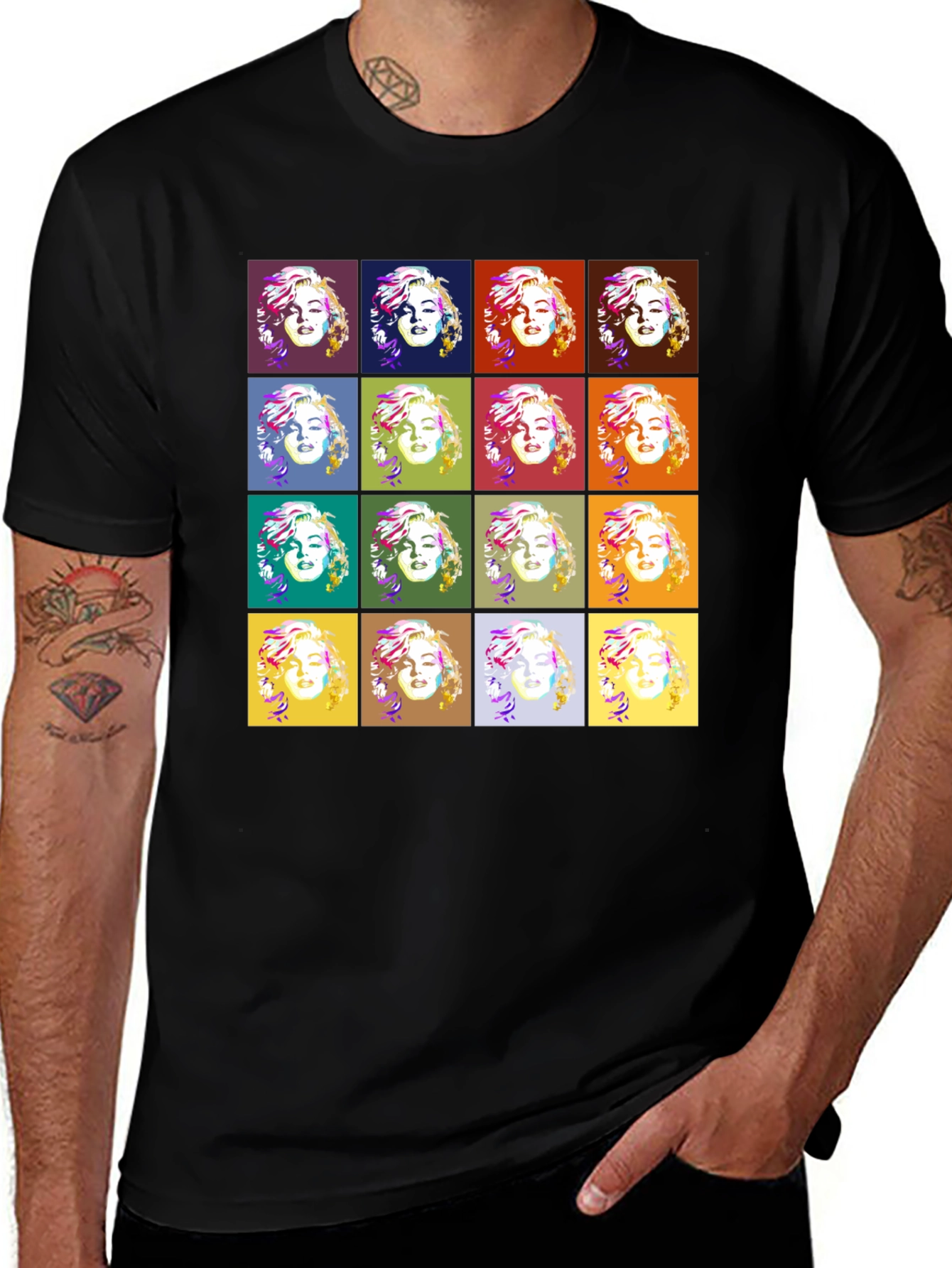 Pop Art Marilyn Monroe T-Shirt - Classic Style