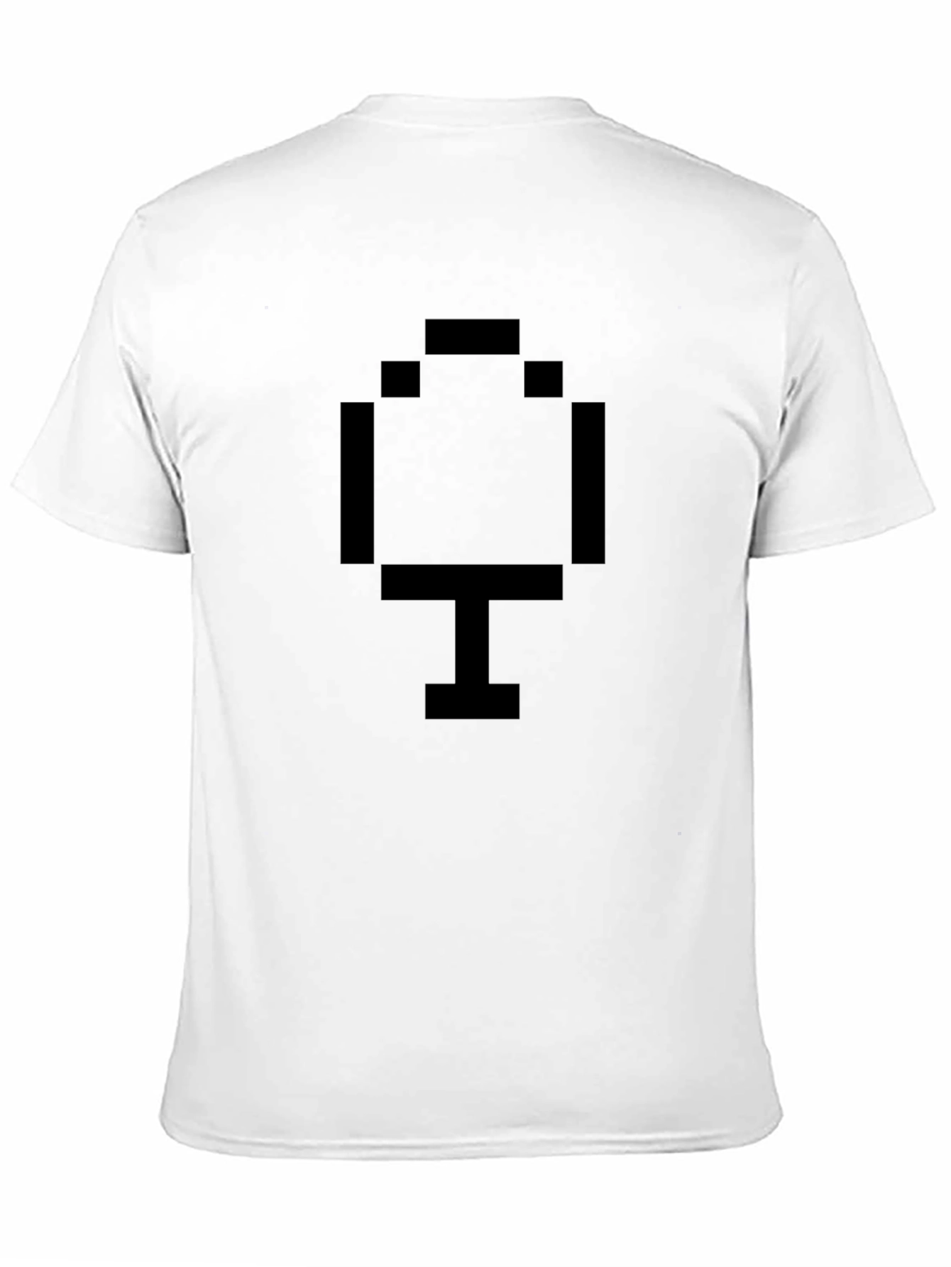 Pixel Tree Black T-Shirt - Retro Gaming Style