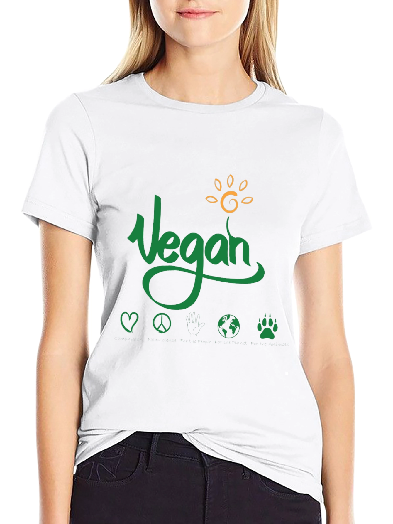 Vegan T-Shirt Animal Rights Eco-Friendly