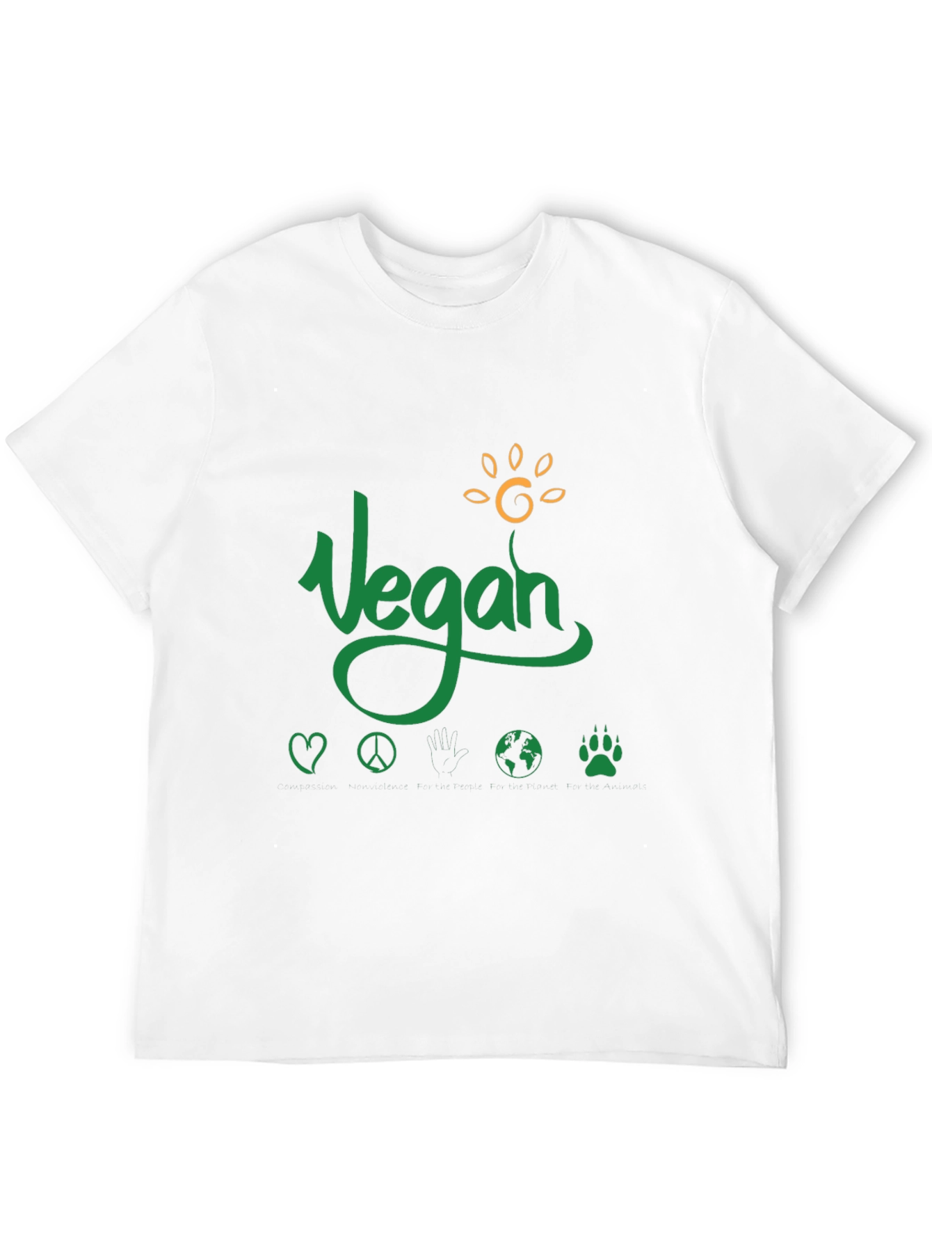 Vegan T-Shirt Animal Rights Eco-Friendly