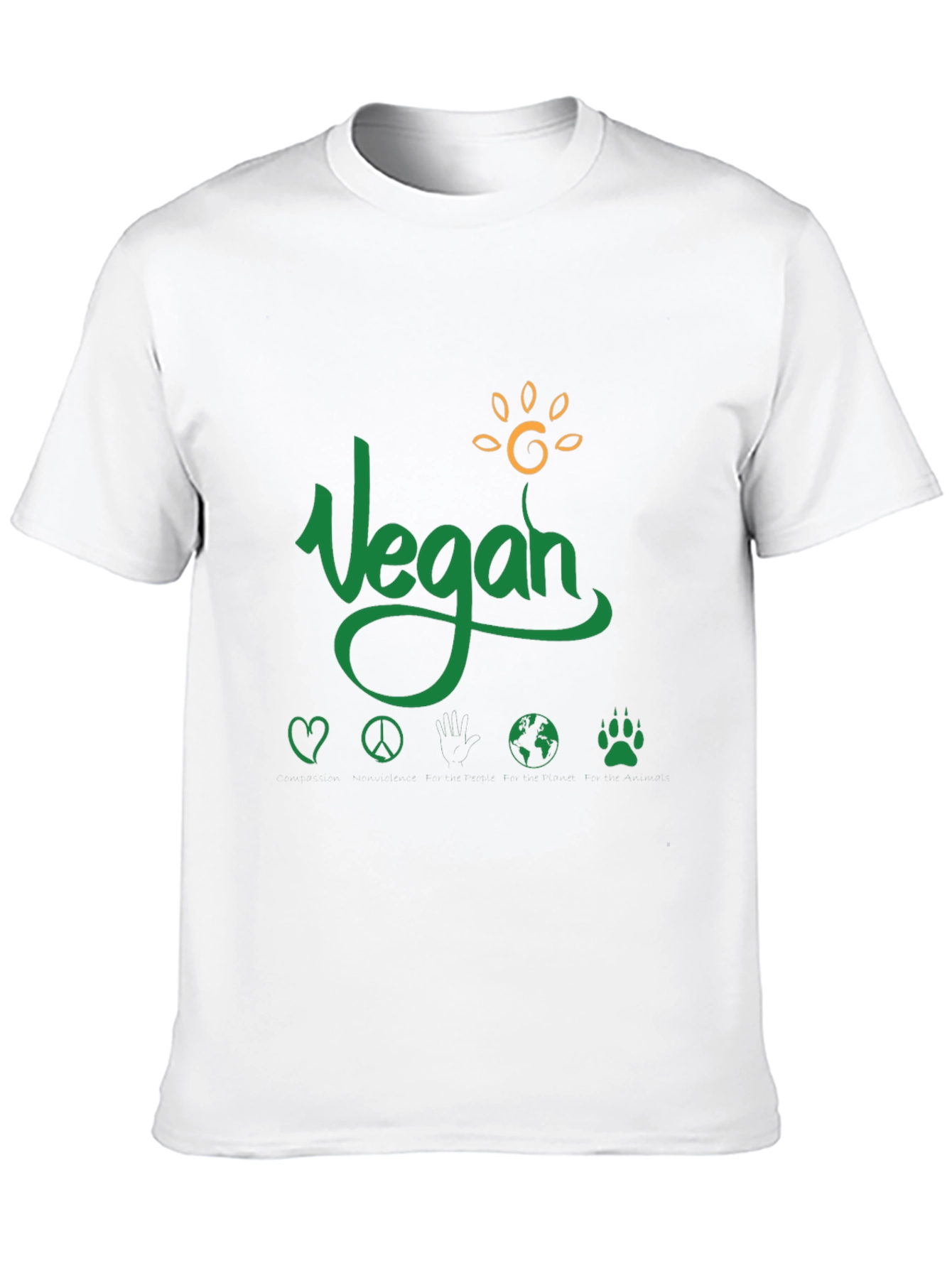 Vegan T-Shirt Animal Rights Eco-Friendly