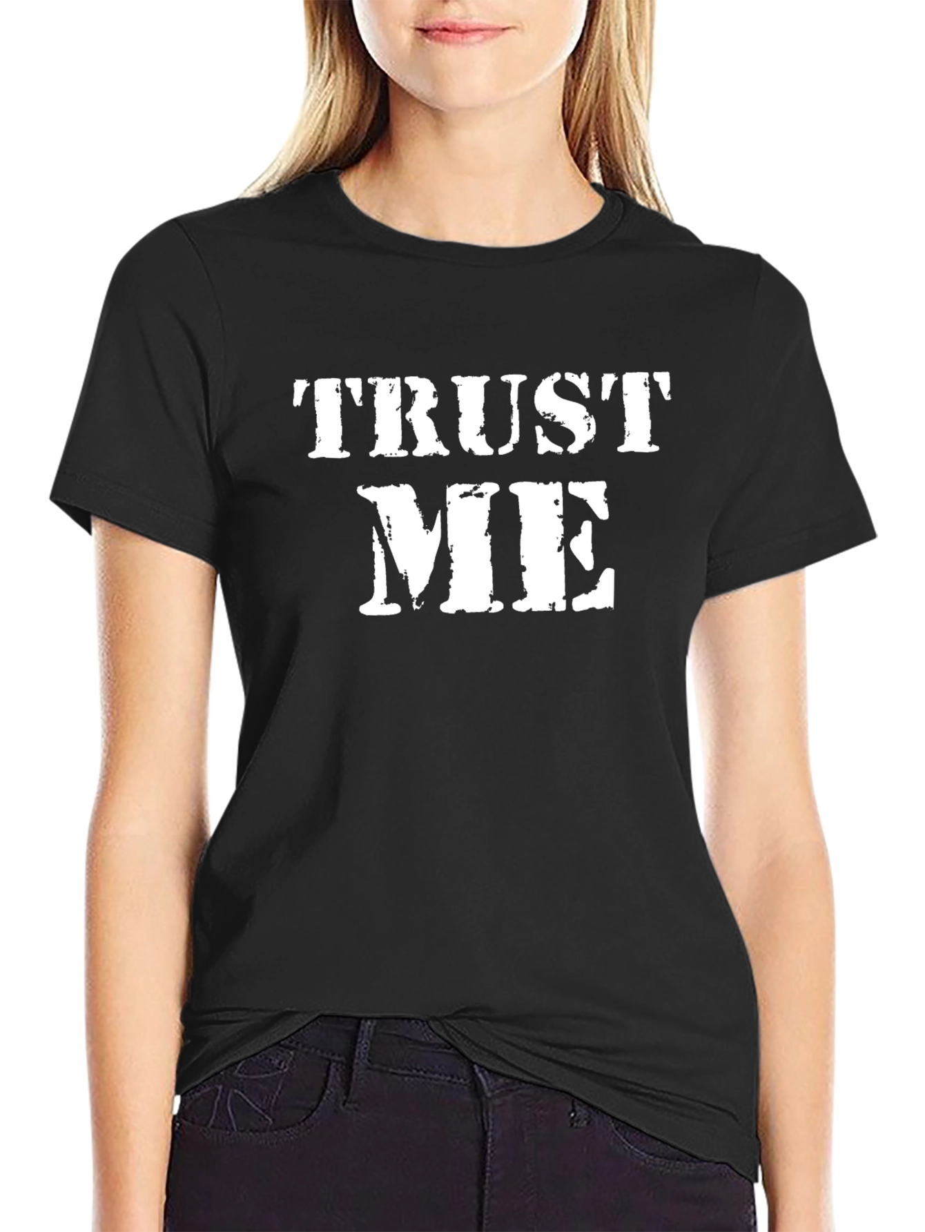 Trust Me Graphic Tee - Mens Black T-Shirt