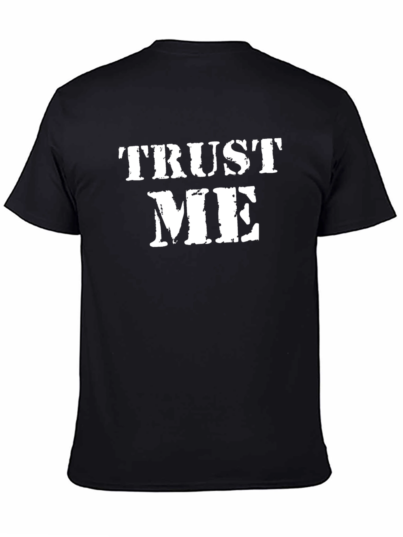 Trust Me Graphic Tee - Mens Black T-Shirt