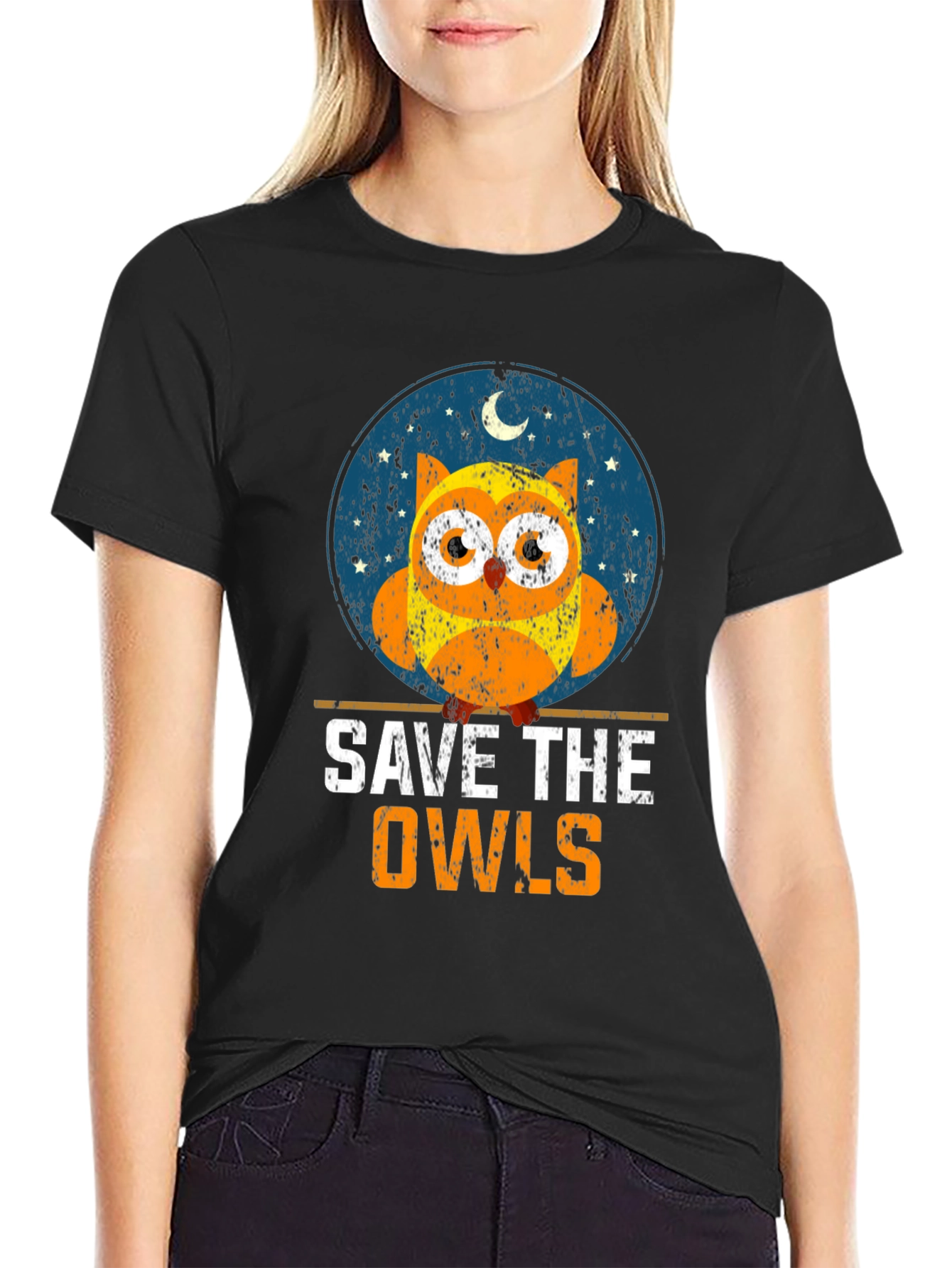 Save the Owls T-Shirt: Cute Owl Graphic Tee