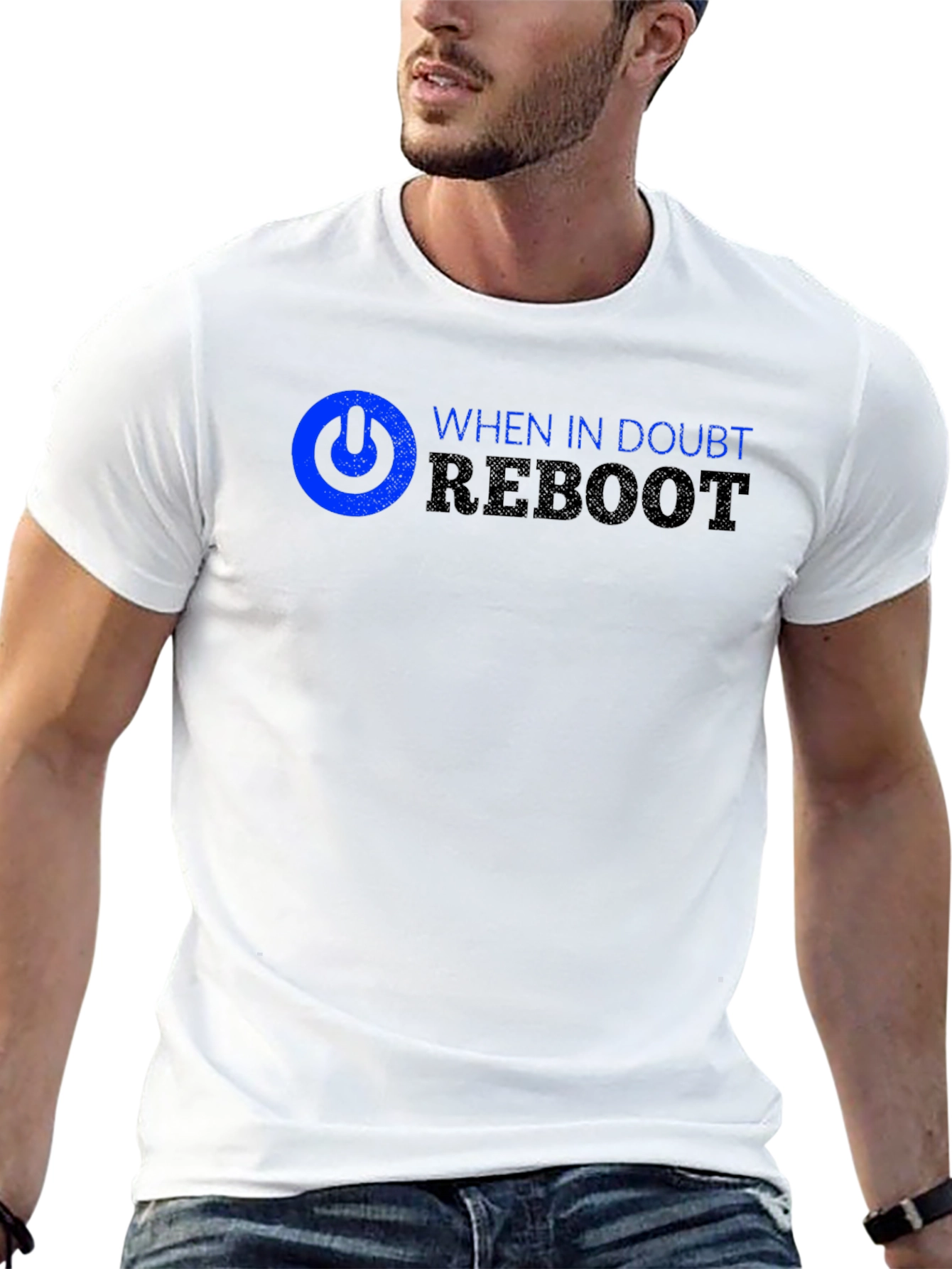 When in Doubt Reboot T-Shirt - Black