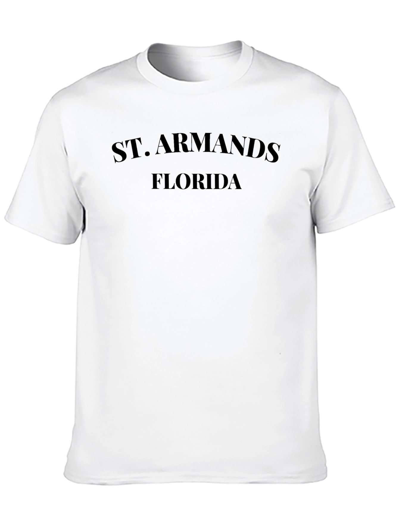 St. Armands Florida Graphic T-Shirt Black