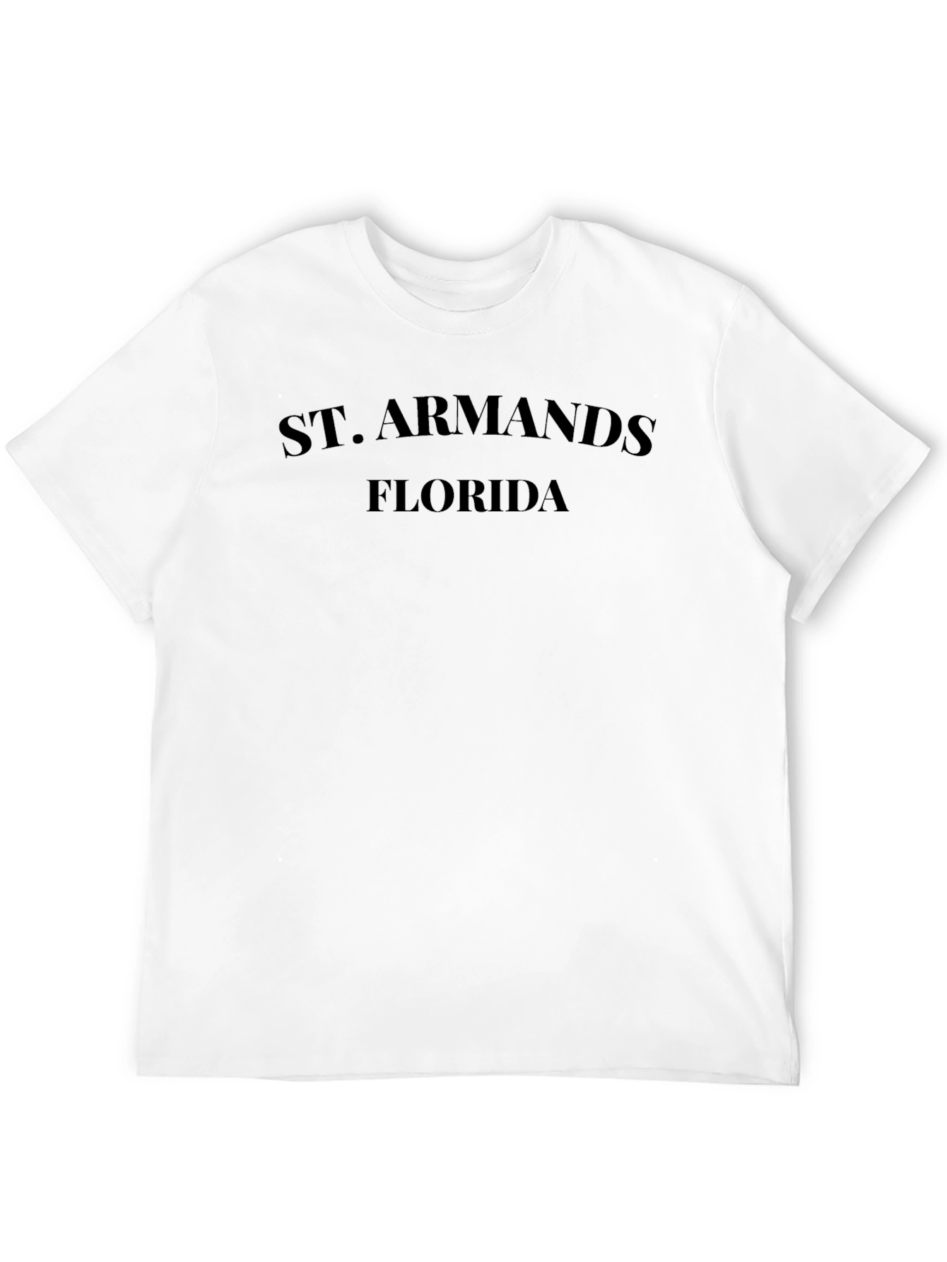 St. Armands Florida Graphic T-Shirt Black