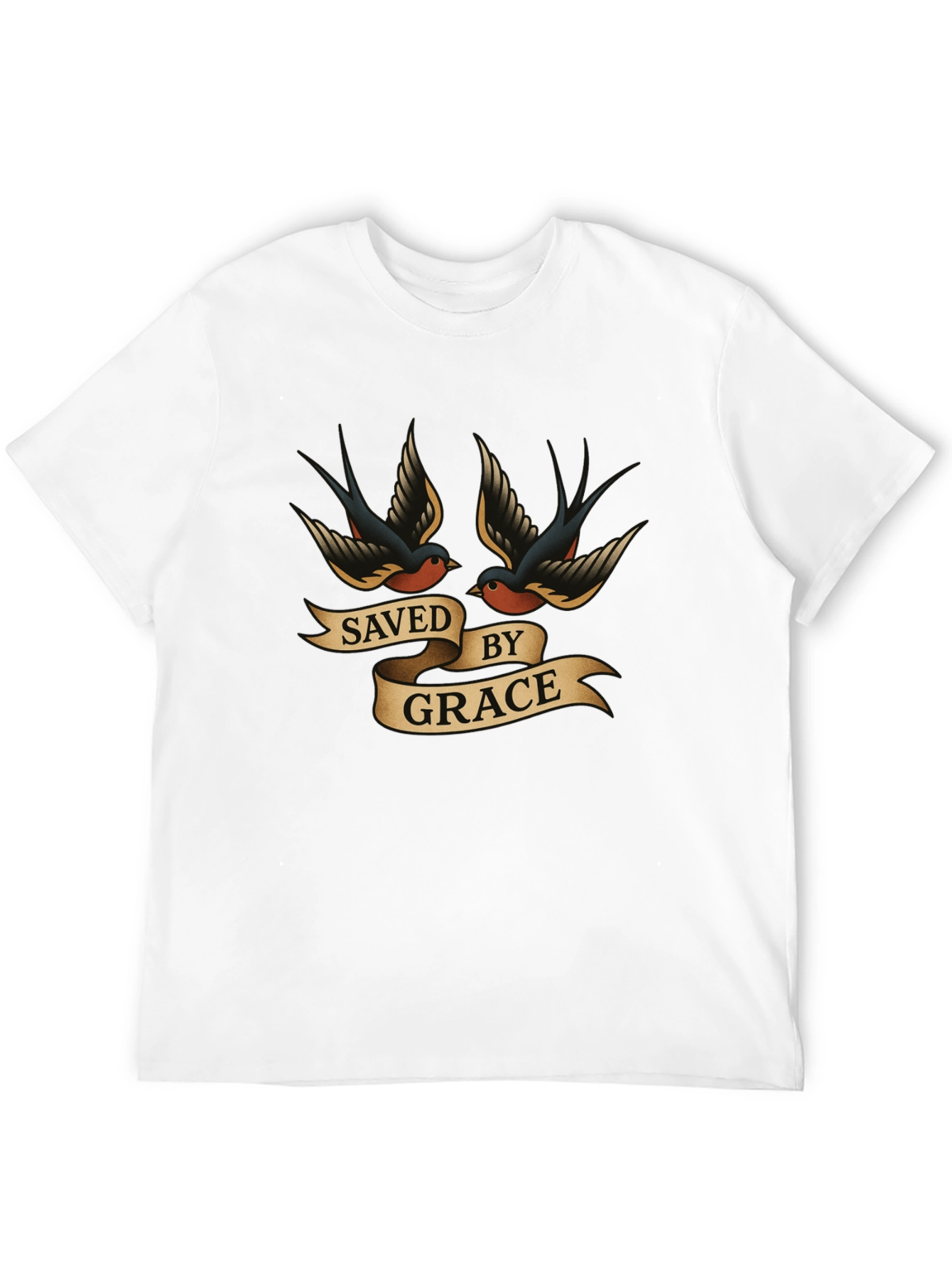 Saved by Grace Swallow T-Shirt