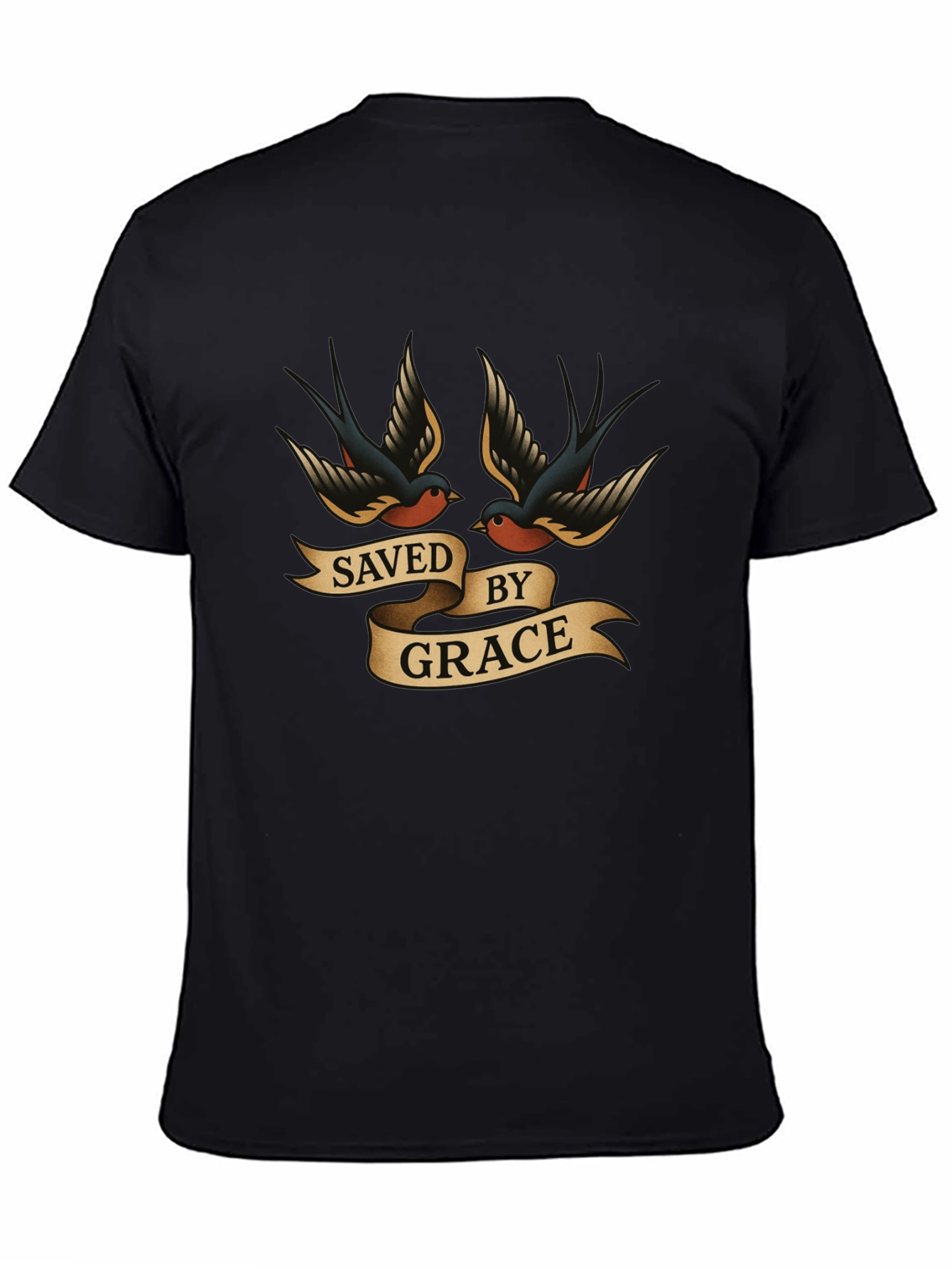 Saved by Grace Swallow T-Shirt