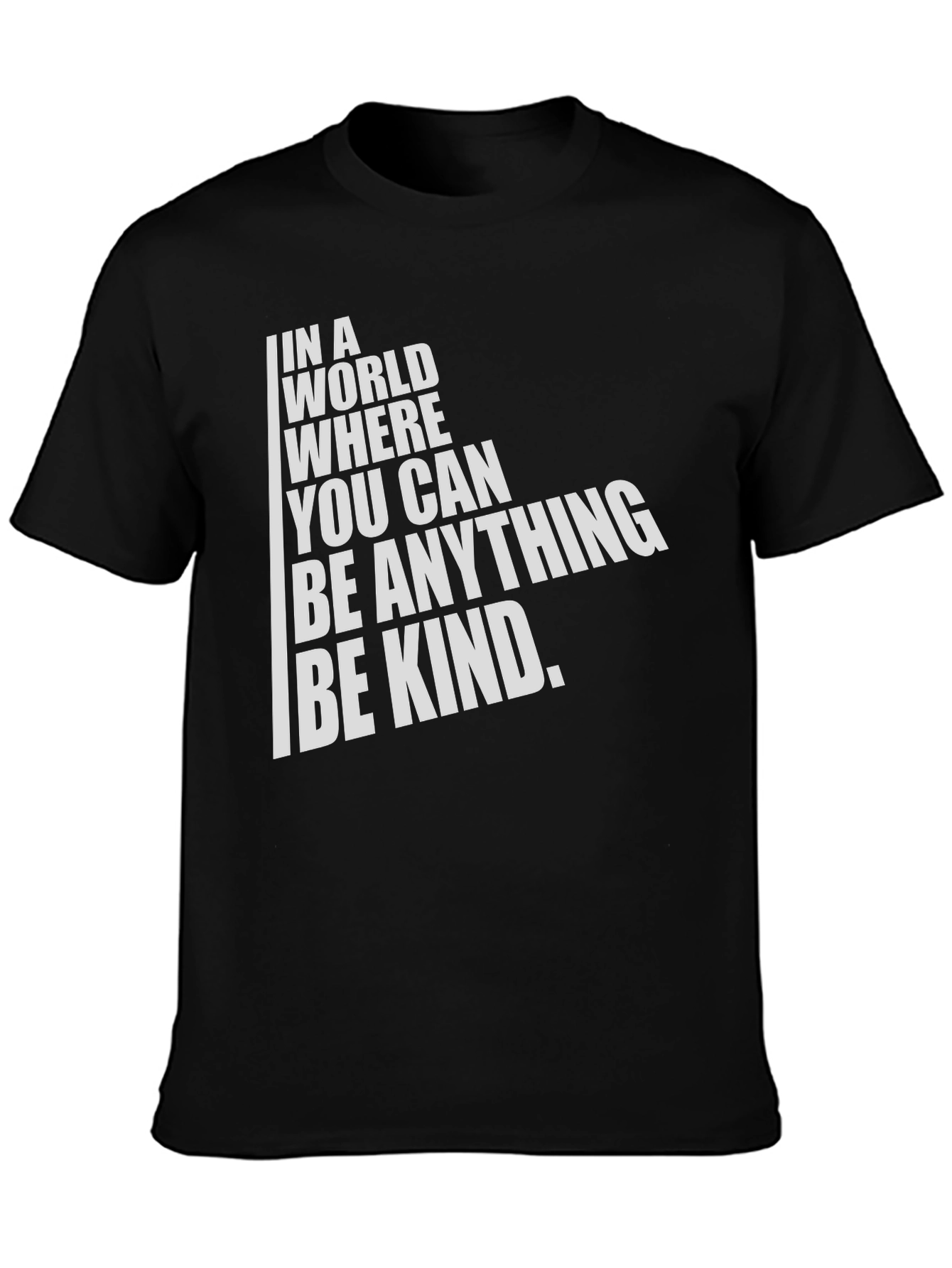 Be Kind Graphic Tee - Inspirational Black T-Shirt
