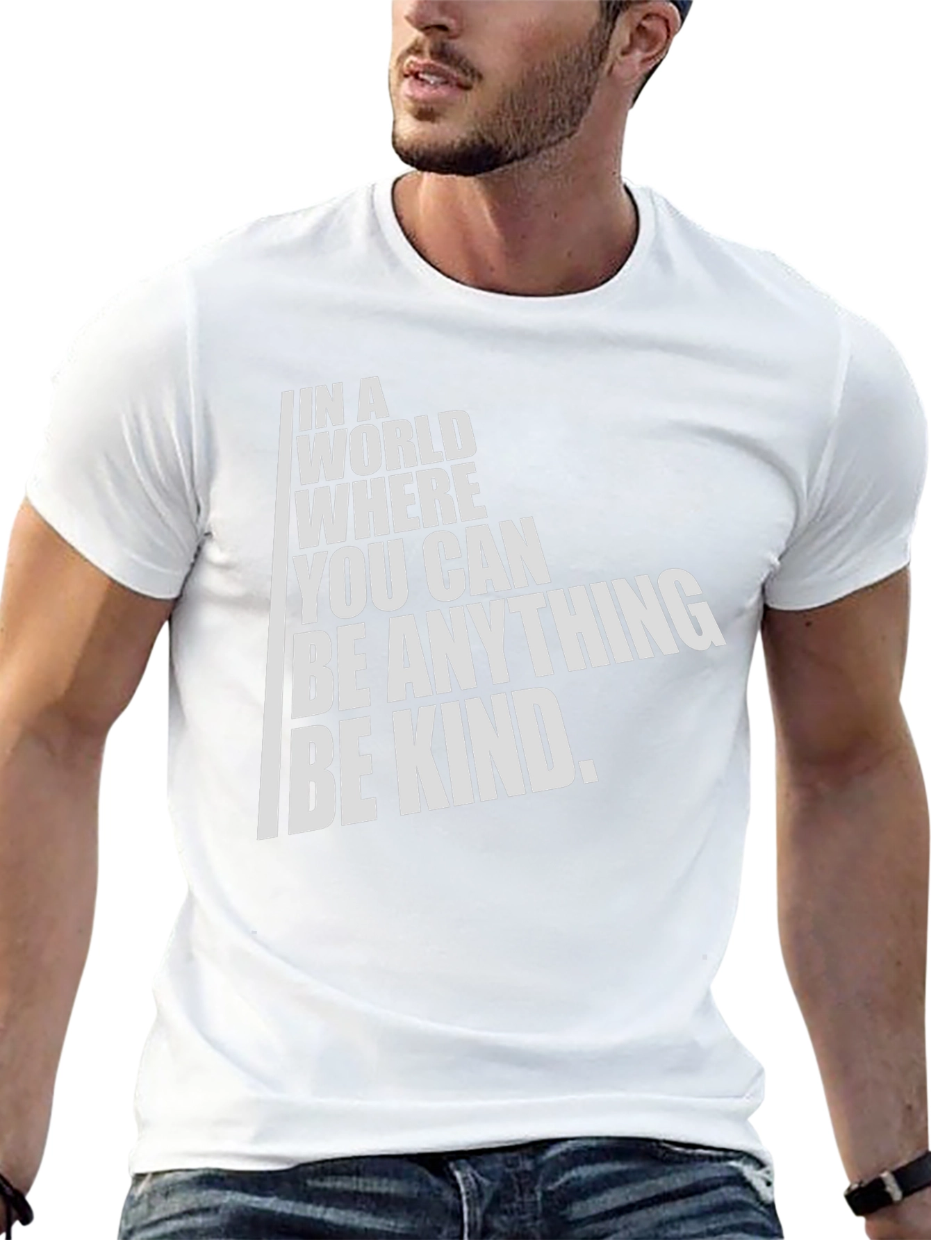 Be Kind Graphic Tee - Inspirational Black T-Shirt