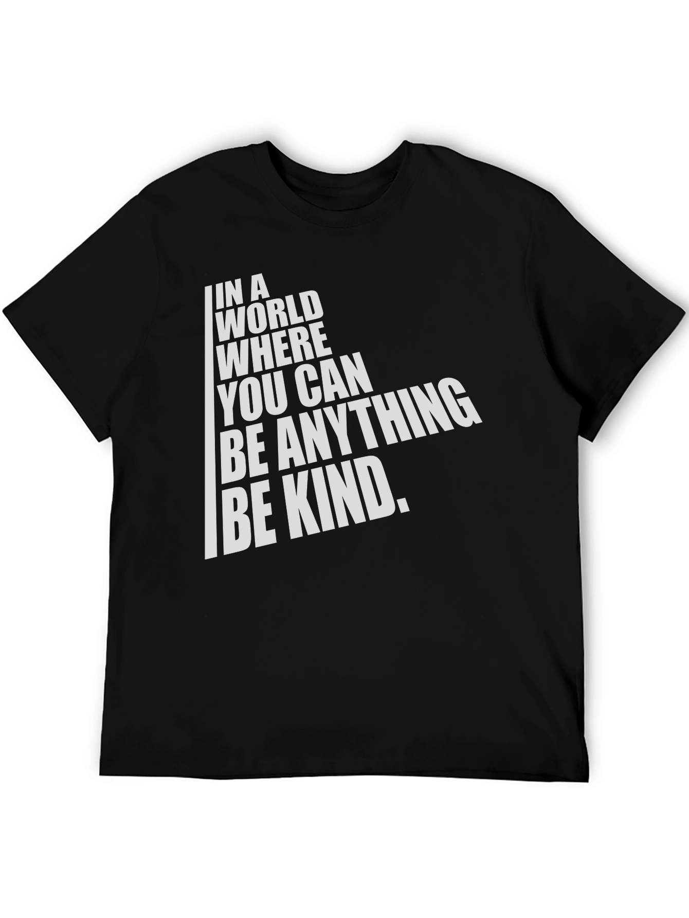 Be Kind Graphic Tee - Inspirational Black T-Shirt