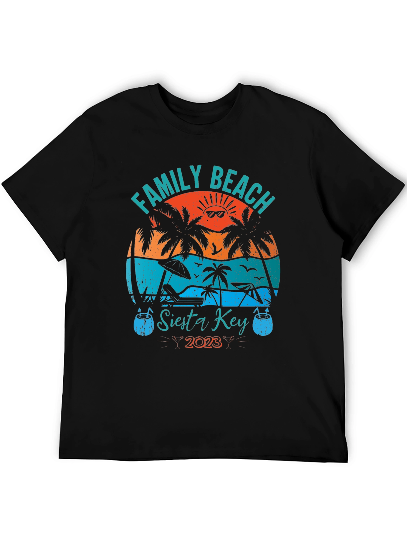 Family Beach Siesta Key 2023 Graphic Tee